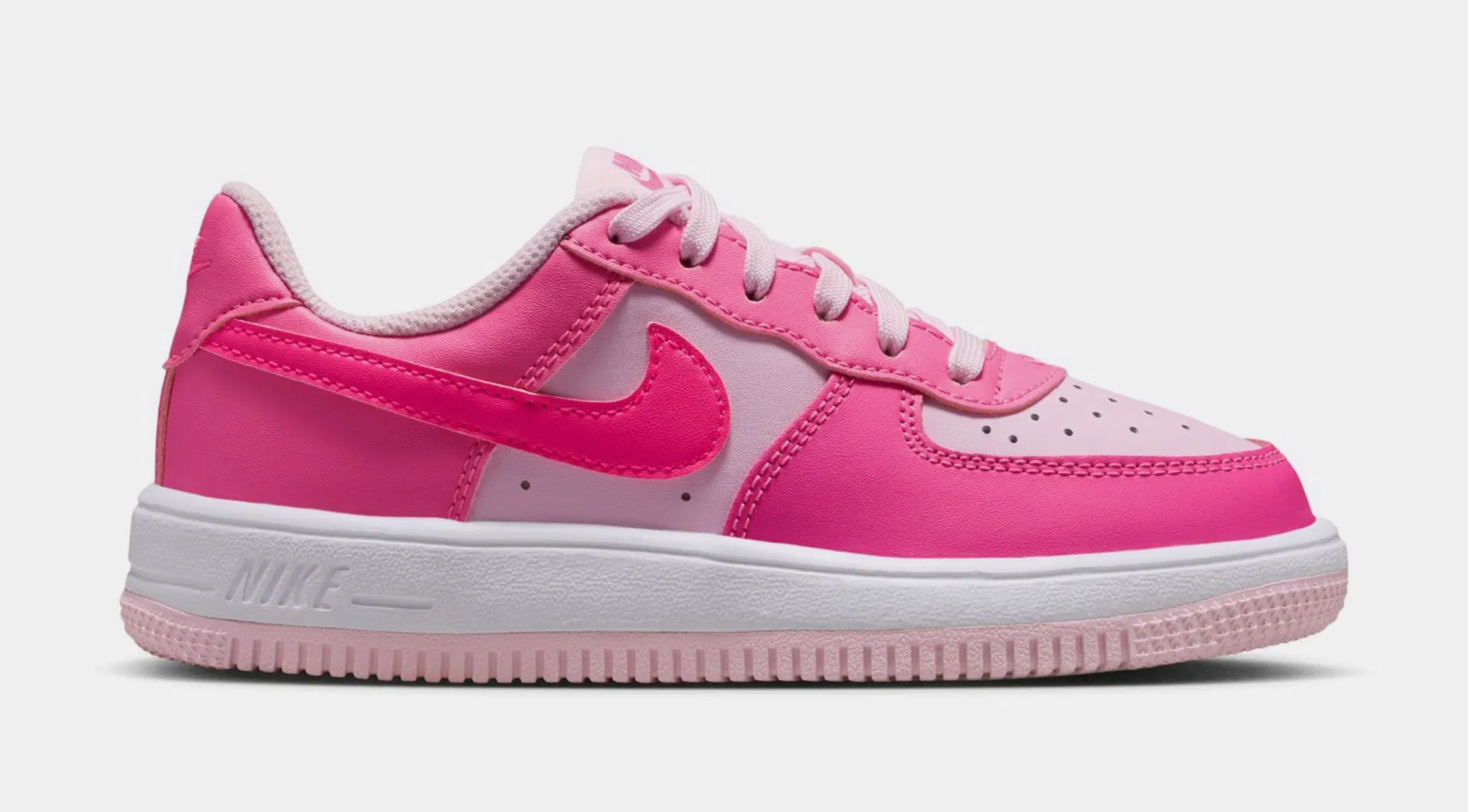 Nike Air Force 1 Low Preschool Lifestyle Shoes (Pinksicle/Hyper Pink/Pink Foam/White)