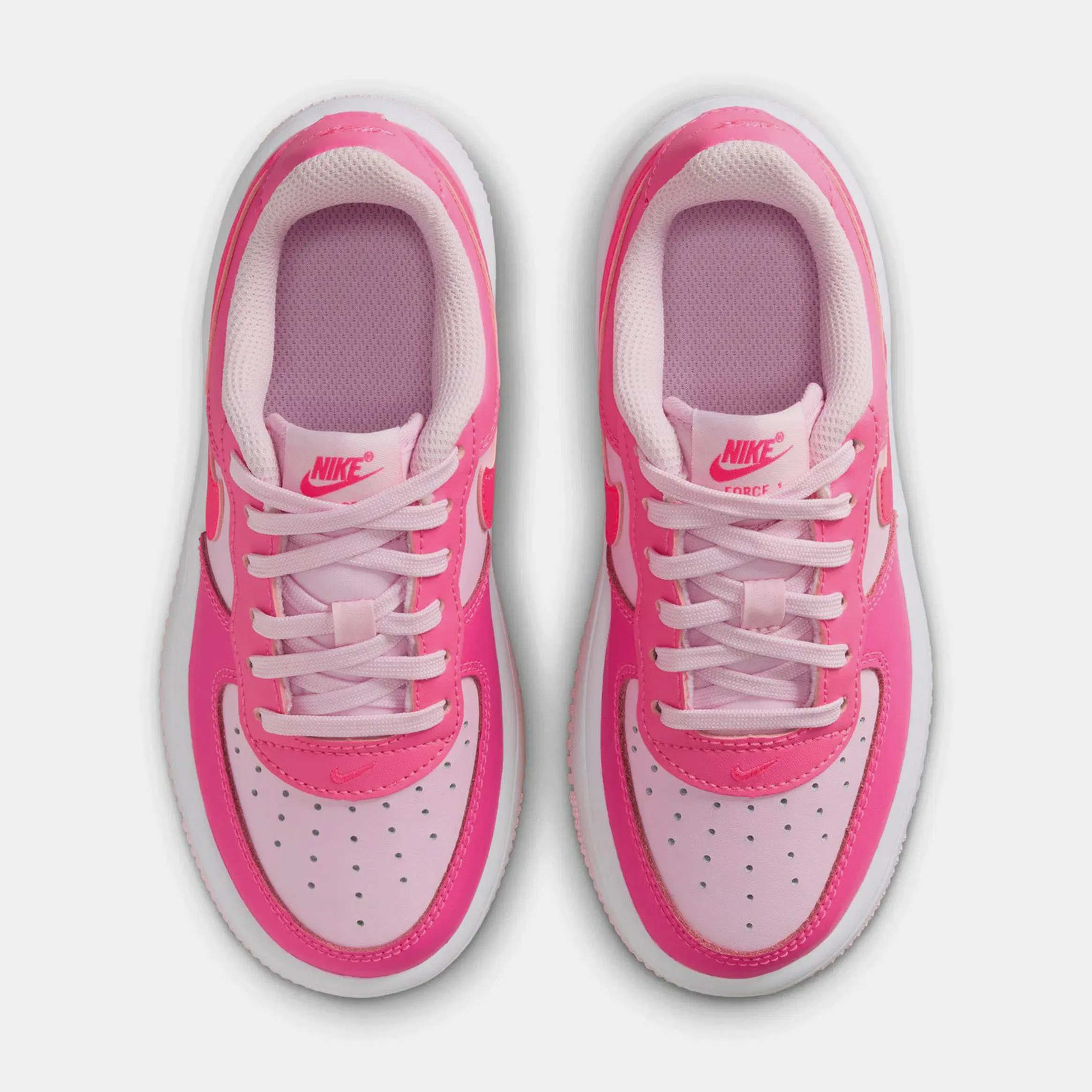 Nike Air Force 1 Low Preschool Lifestyle Shoes (Pinksicle/Hyper Pink/Pink Foam/White)