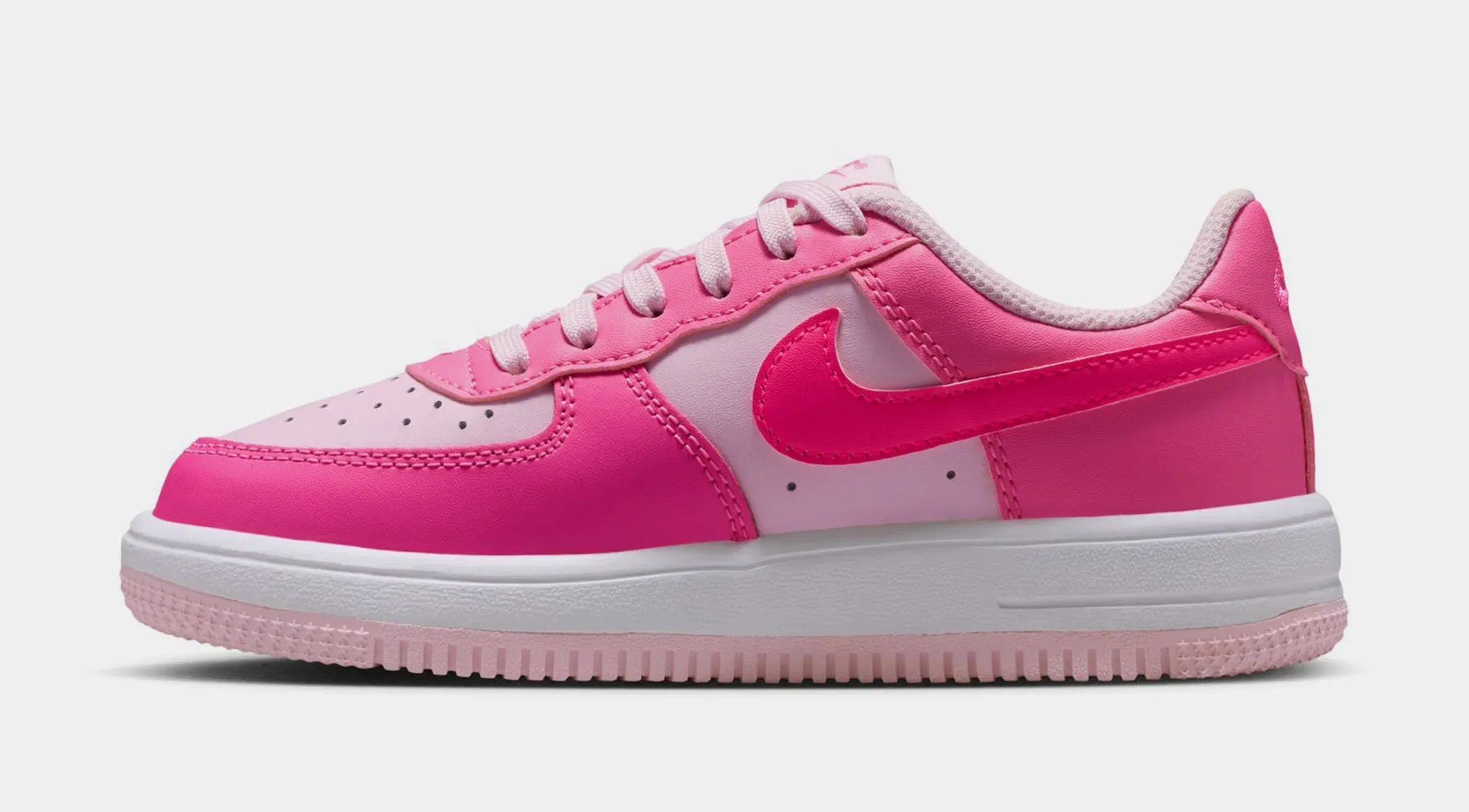 Nike Air Force 1 Low Preschool Lifestyle Shoes (Pinksicle/Hyper Pink/Pink Foam/White)