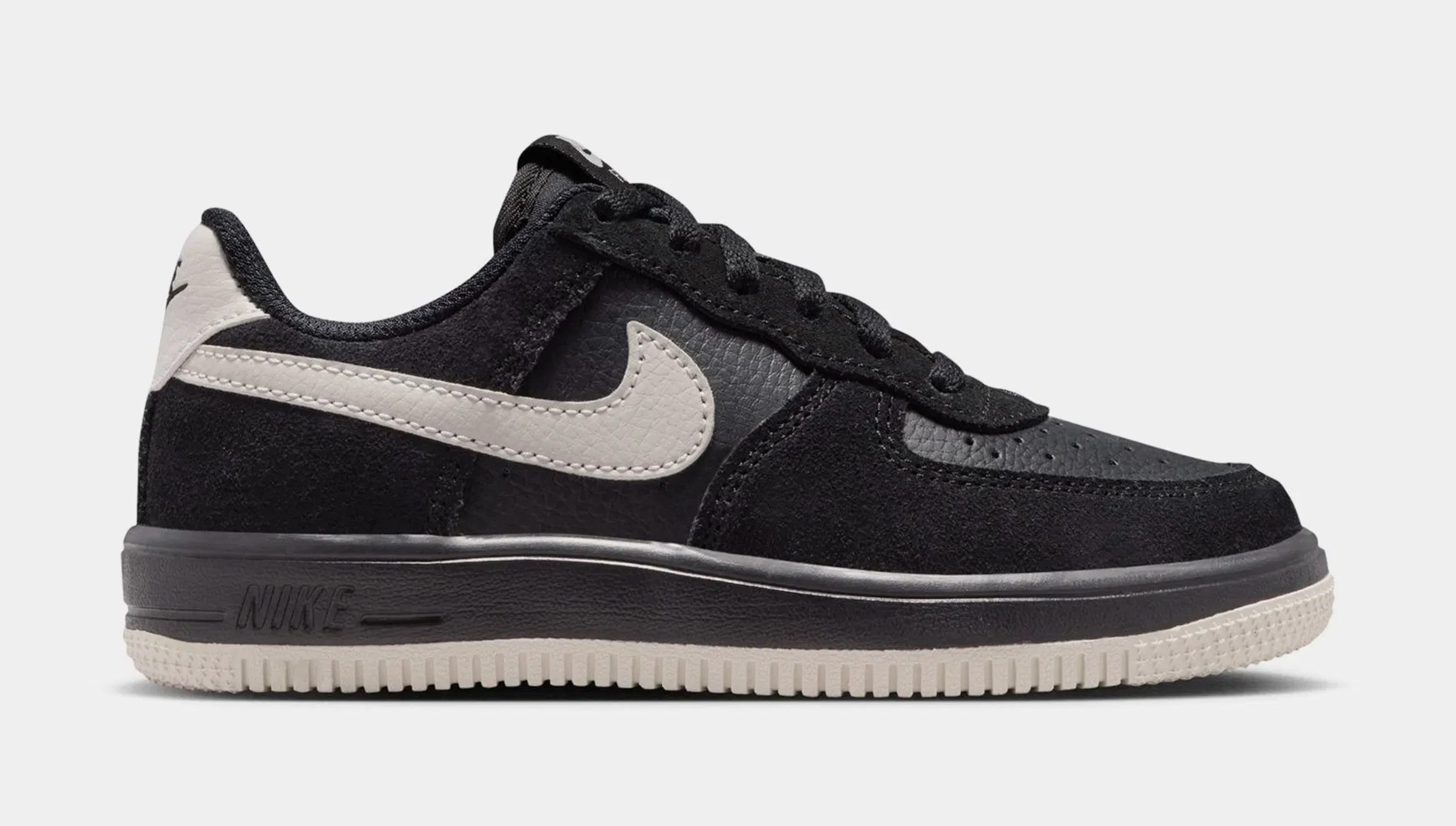 Nike Air Force 1 Low LV8 2 Preschool Lifestyle Shoes (Black/Light Bone)