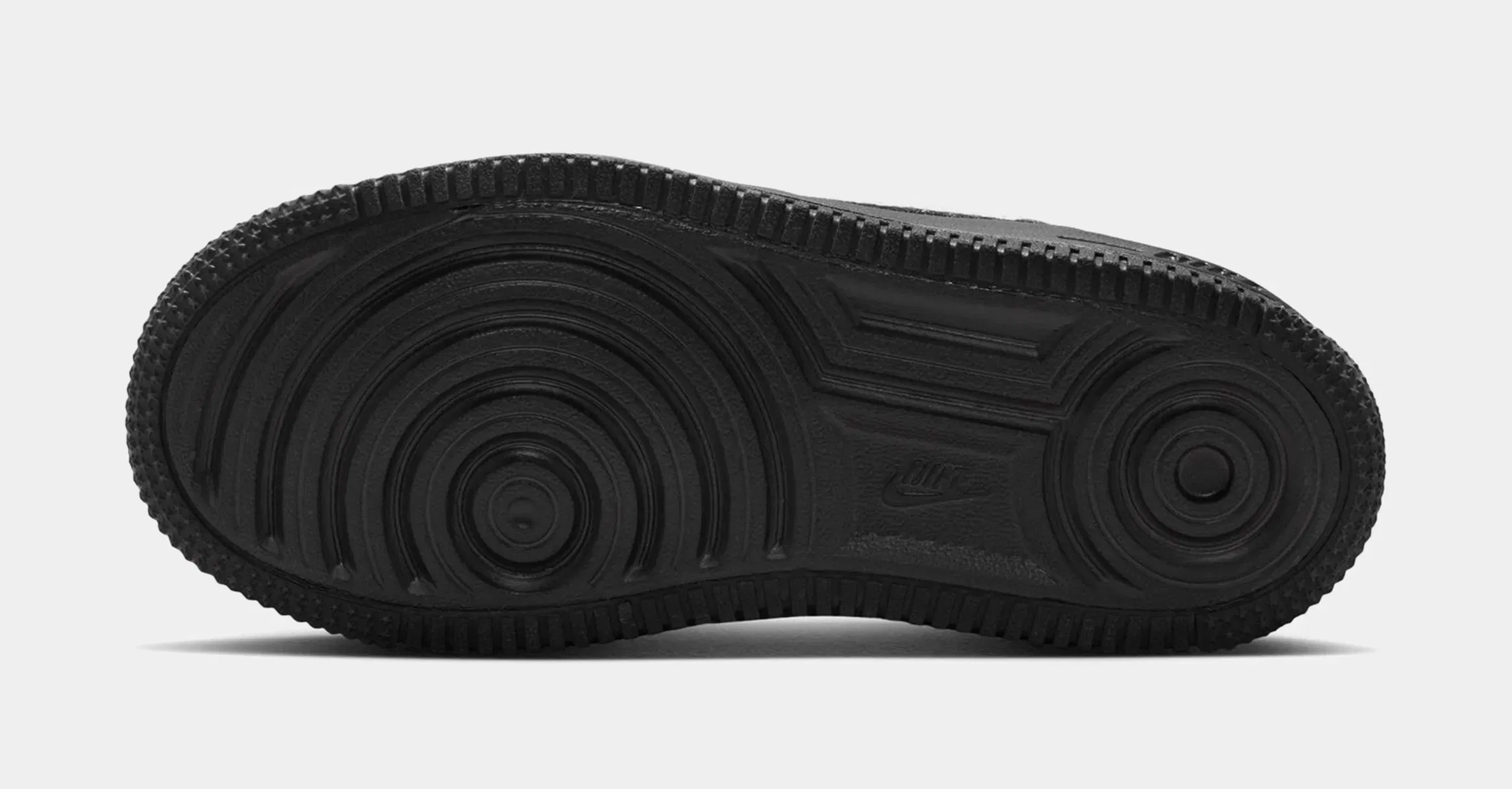 Nike Air Force 1 Low LV8 3 Preschool Lifestyle Shoes (Black/Black/Black/Wolf Grey)