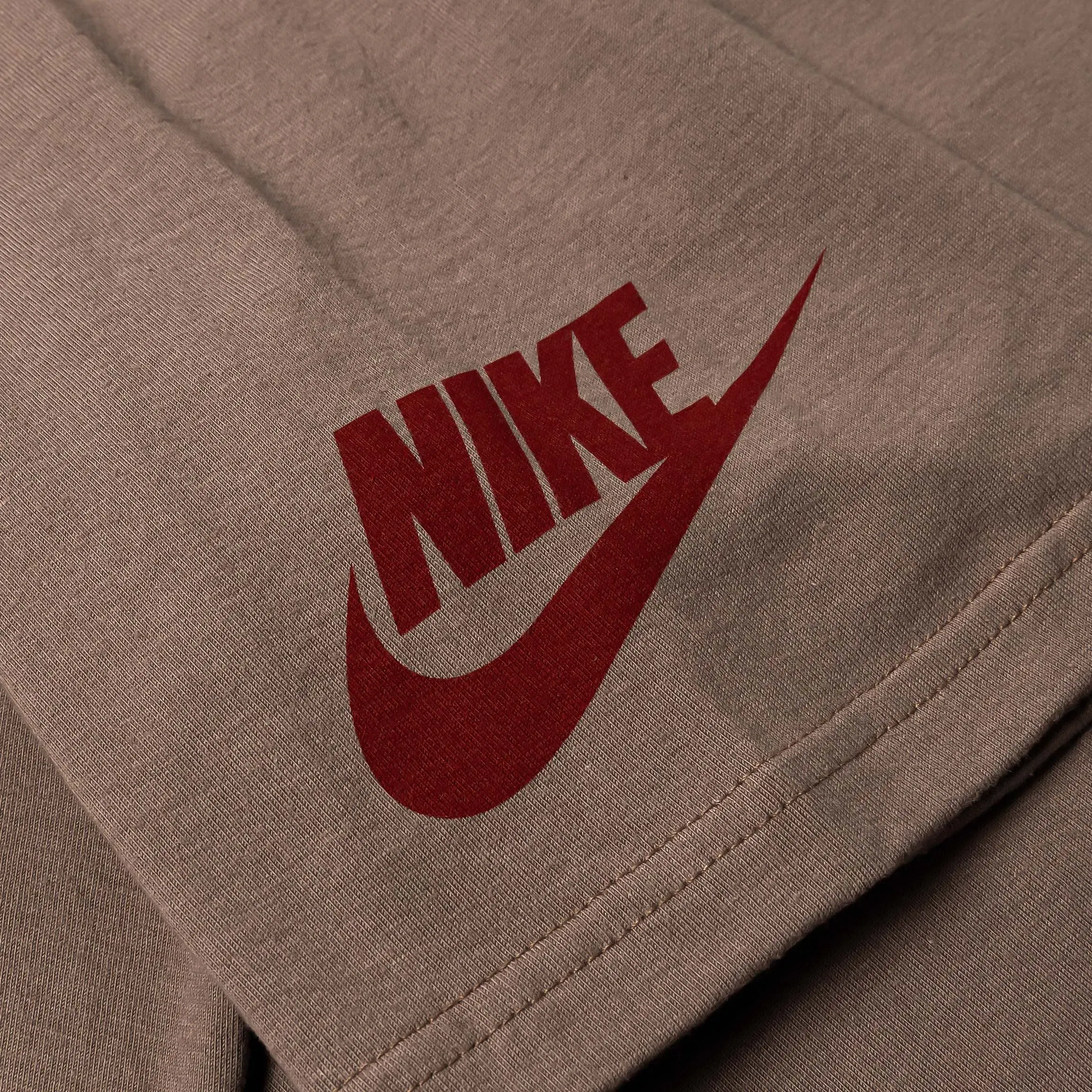 Nike NSW Boxy Crew Mens Short Sleeve Shirt (Mink Brown)