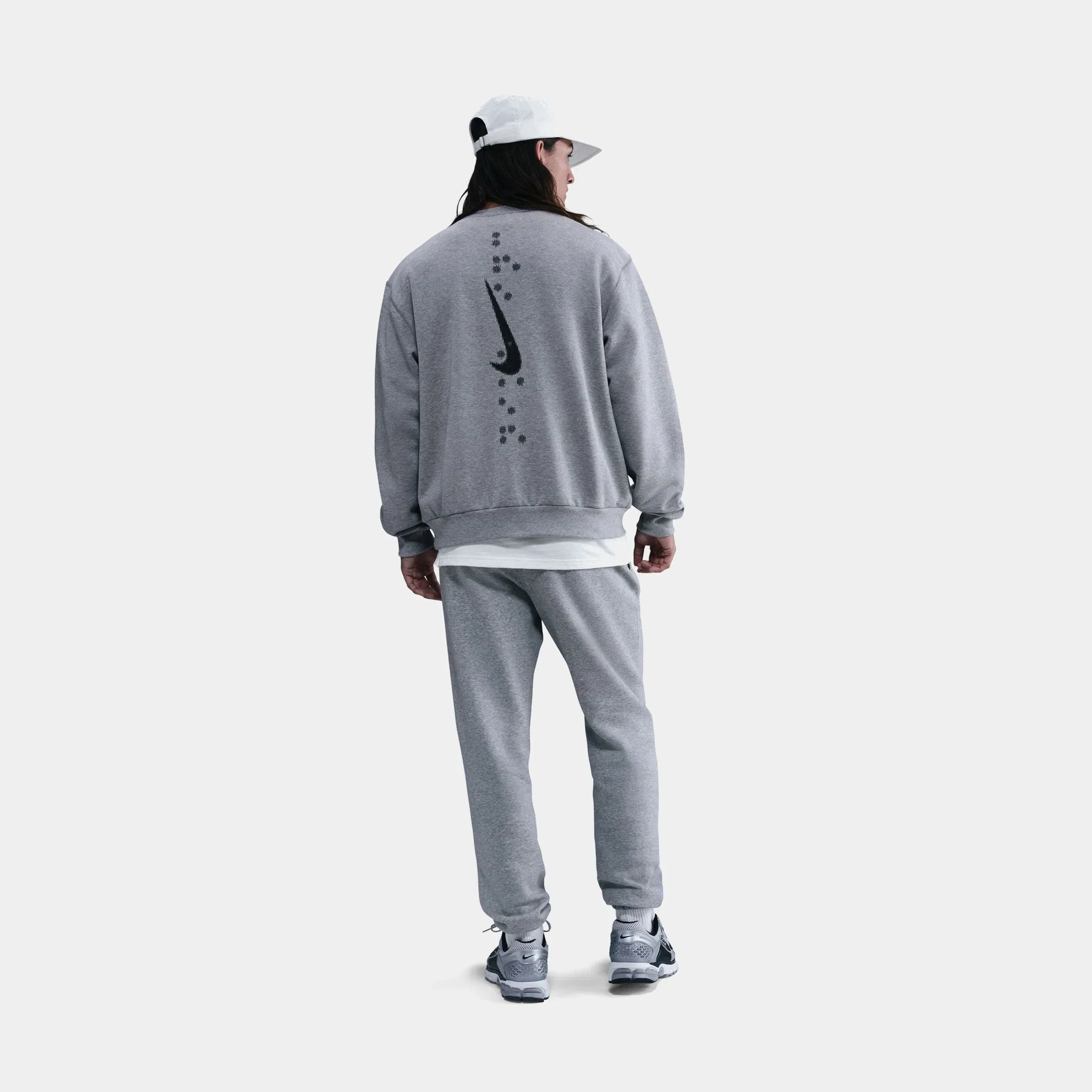 Nike NSW Club Cuffed Fleece Mens Pants (Dark Grey Heather)