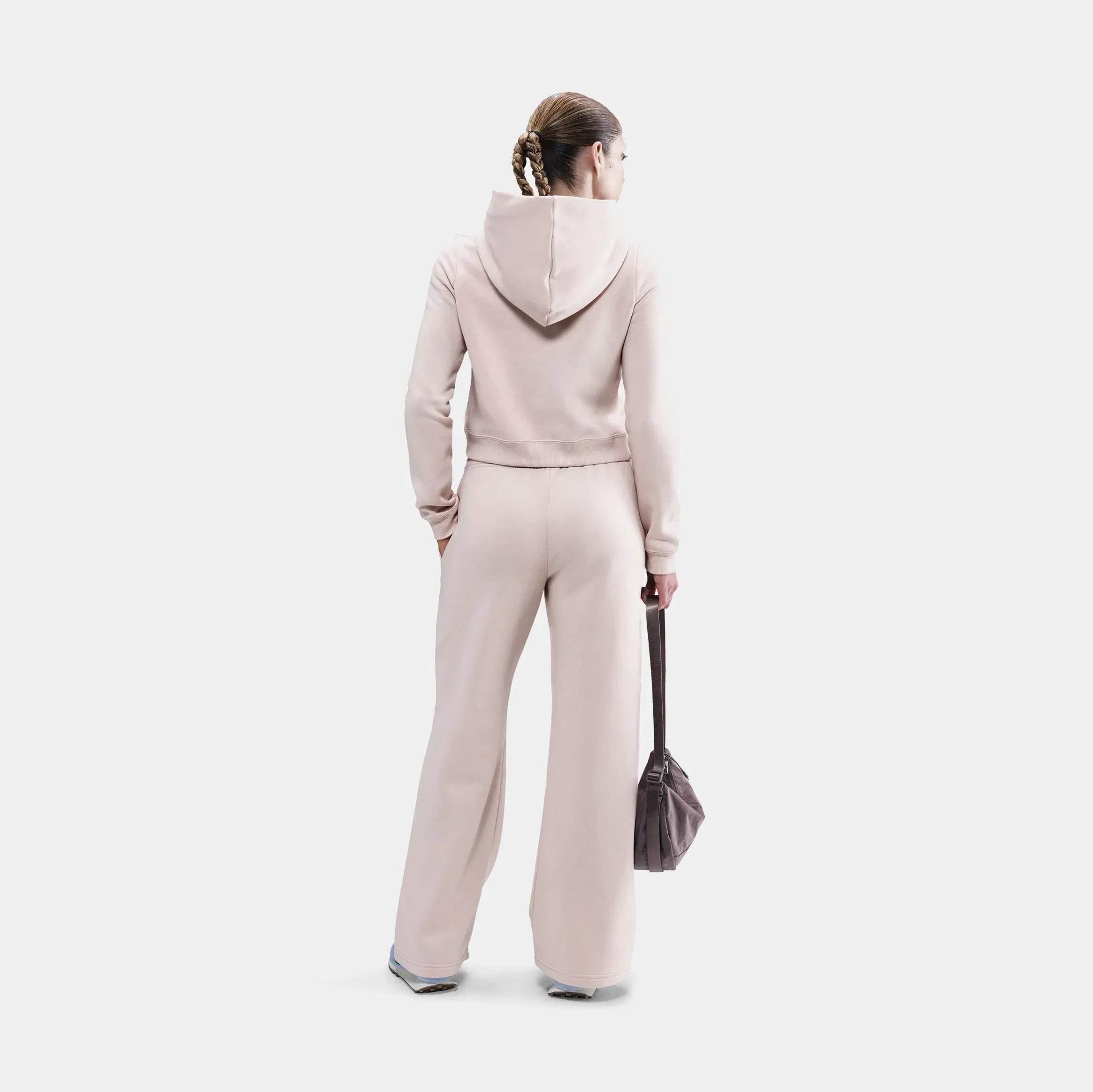 Nike NSW Phoenix Fleece Straight Leg Womens Sweatpants (Silt Red)