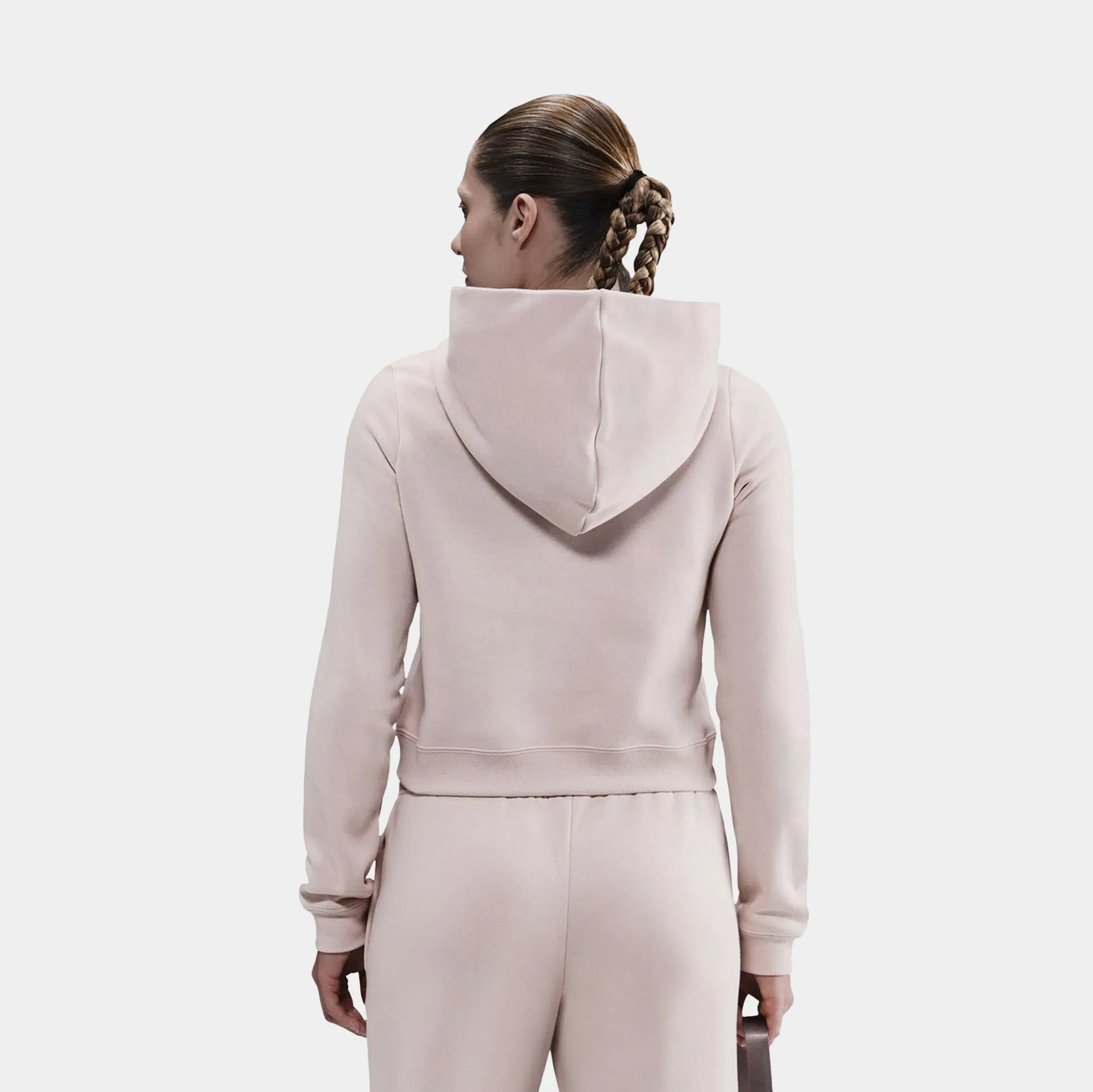 Nike NSW Phoenix Fleece Shrunken Womens Hoodie (Silt Red)