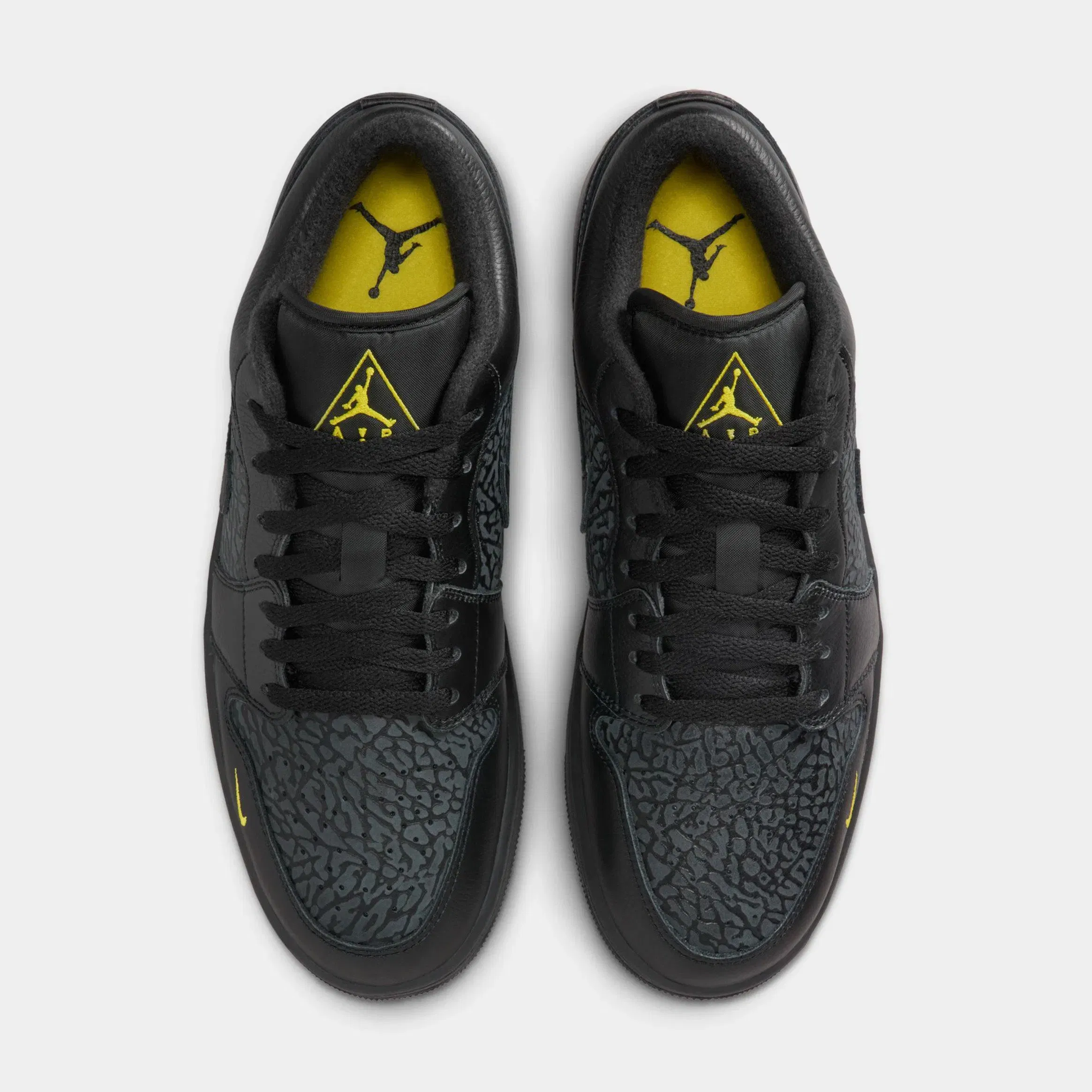Air Jordan 1 Low SE Mens Lifestyle Shoes (Black/Tour Yellow/Anthracite)