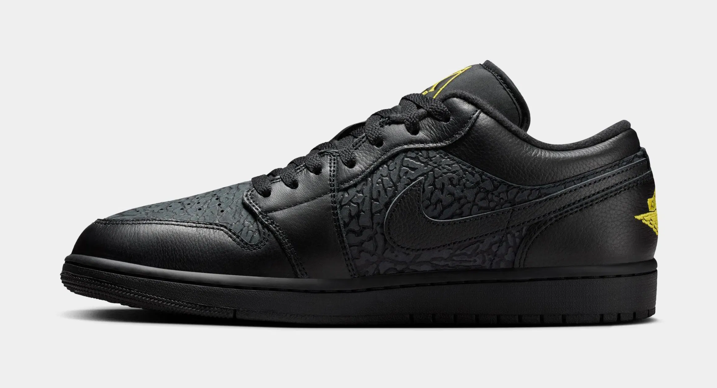 Air Jordan 1 Low SE Mens Lifestyle Shoes (Black/Tour Yellow/Anthracite)
