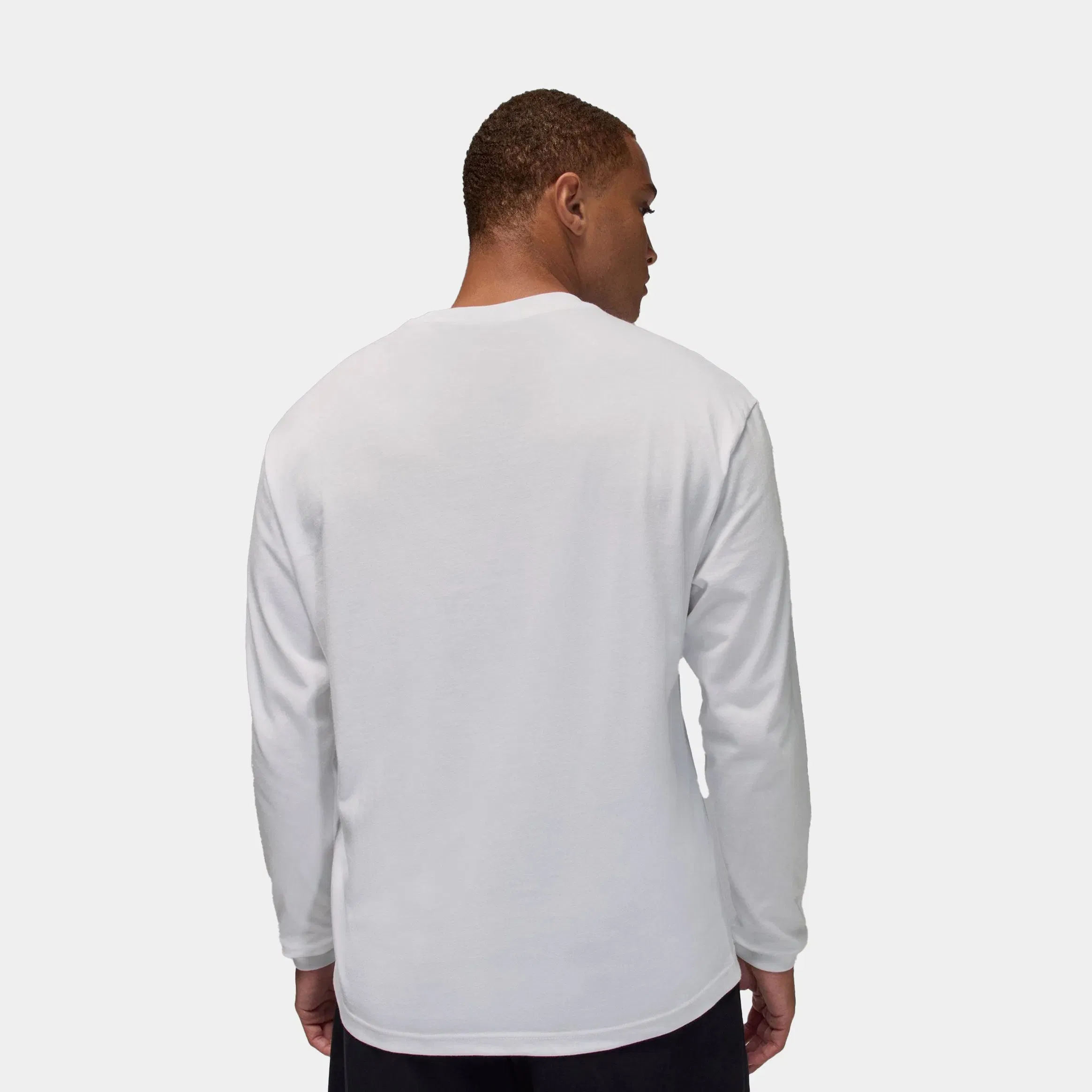 Air Jordan Brooklyn AJ11 Graphic Mens Long Sleeve Shirt (White)