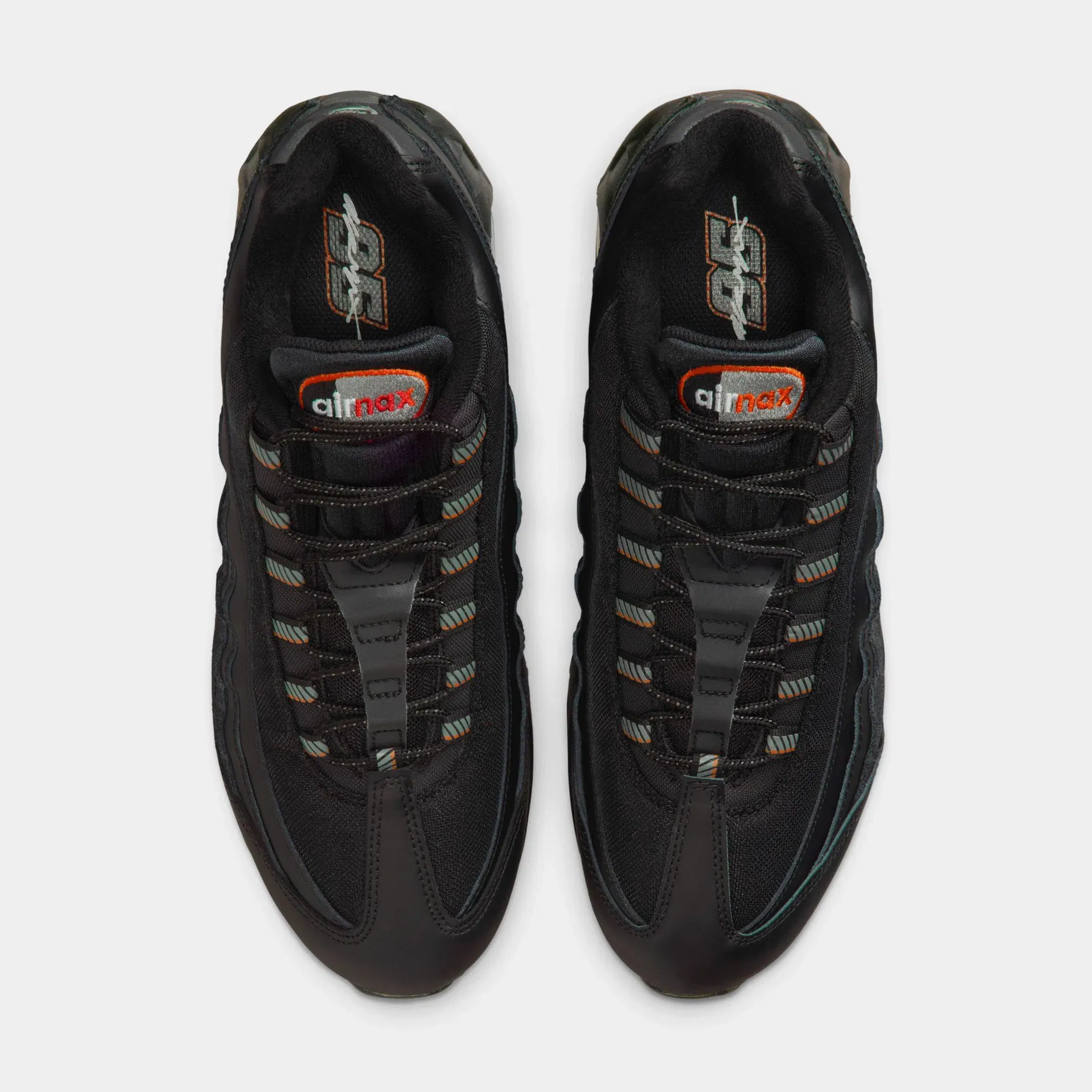 Nike Air Max 95 Big Bubble Mens Running Shoes (Black/Smoke Grey/Univertsity Red/White)
