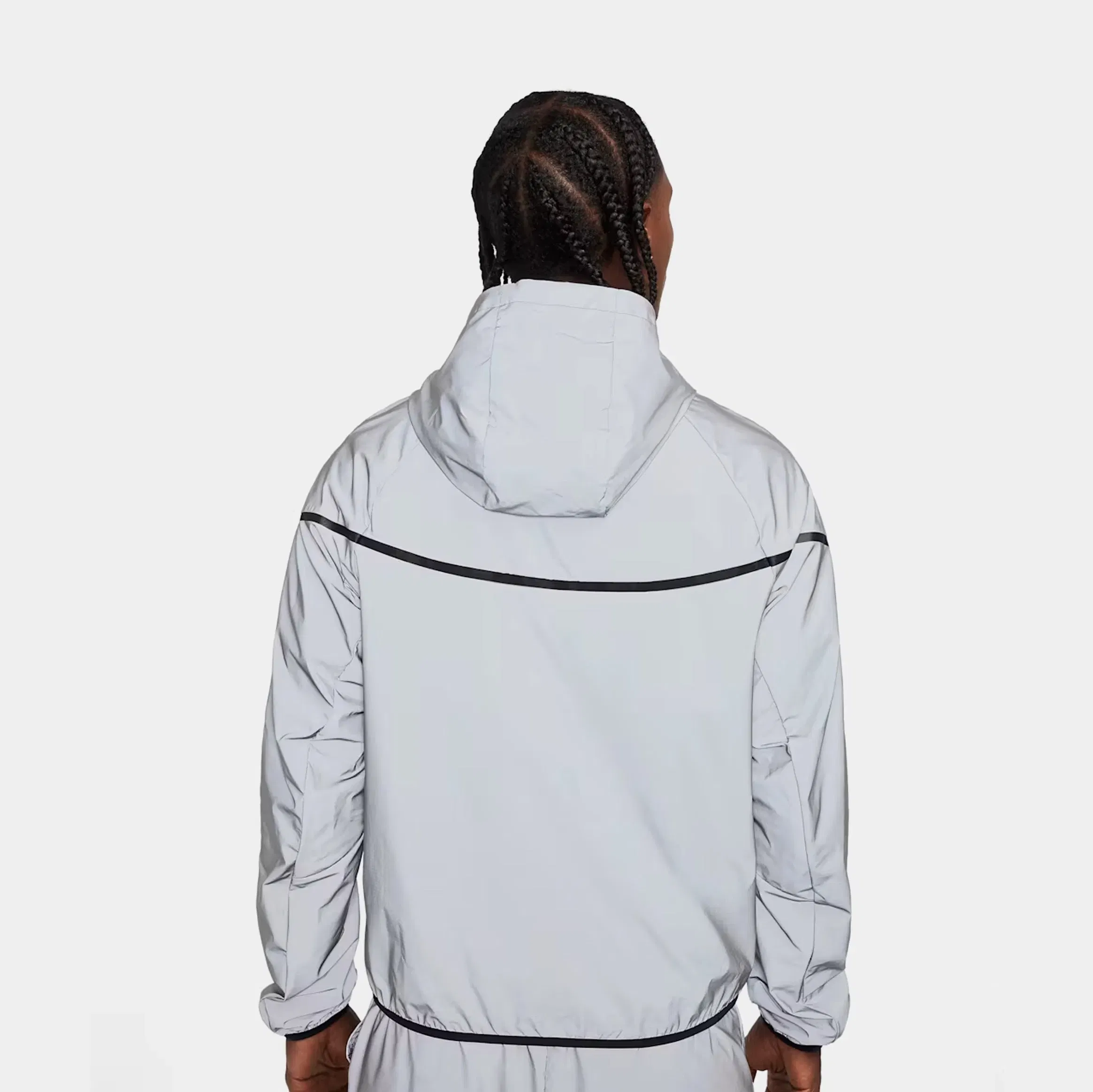 Nike Tech Woven Reflective Mens Jacket (Reflect Silver/Black)