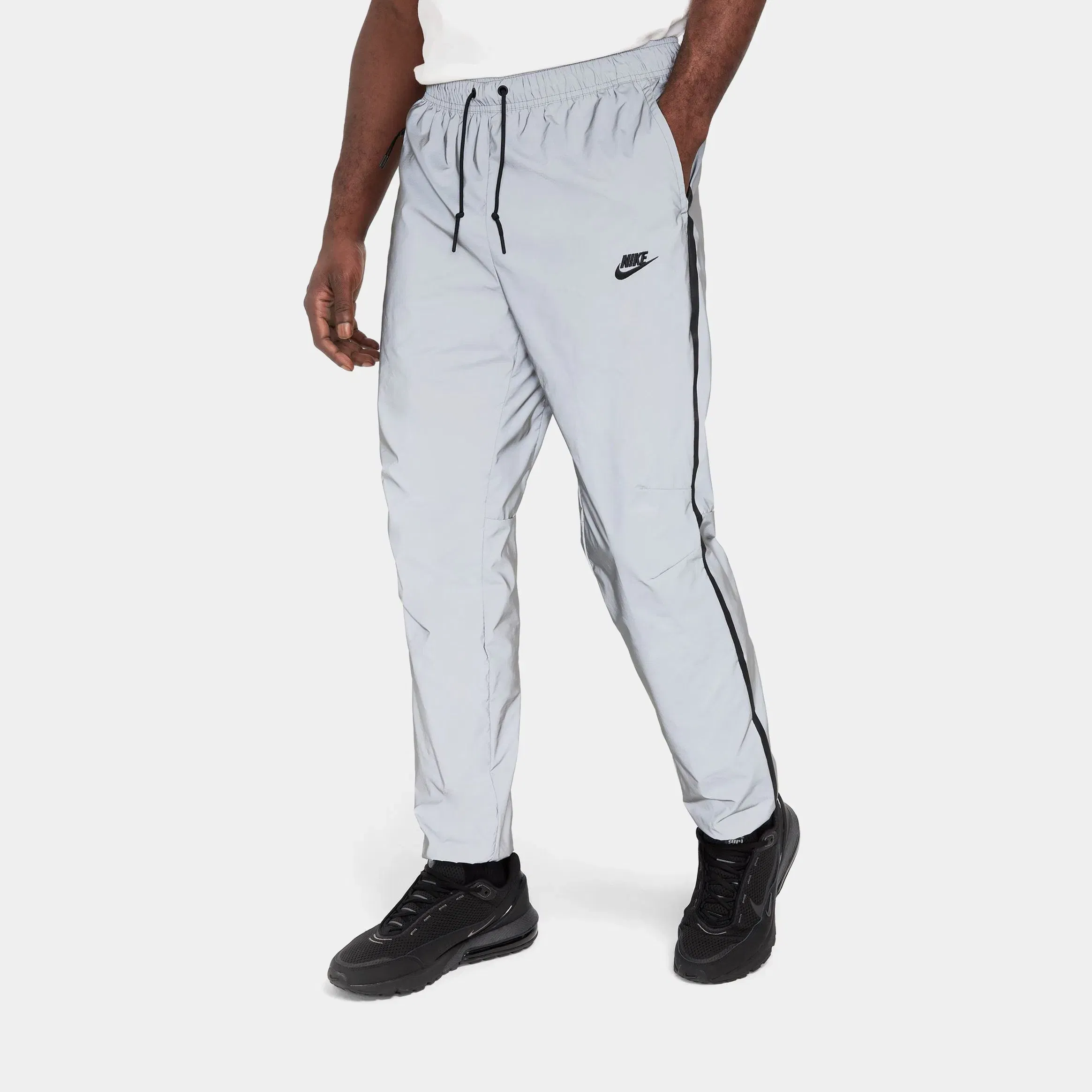 Nike Tech Woven Reflective Mens Pants (Reflect Silver/Black)