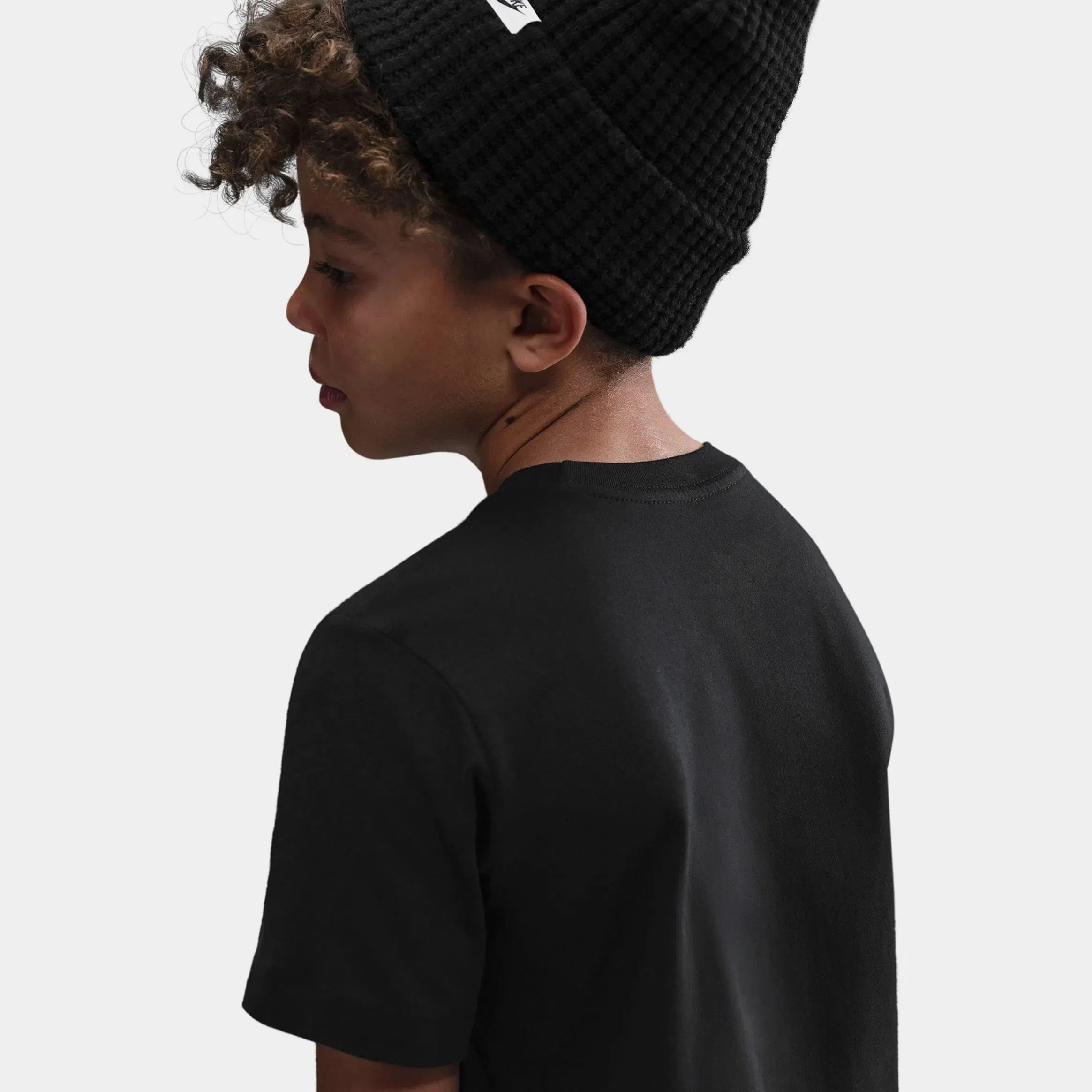 Nike NSW Football Grade School Short Sleeve Shirt (Black)