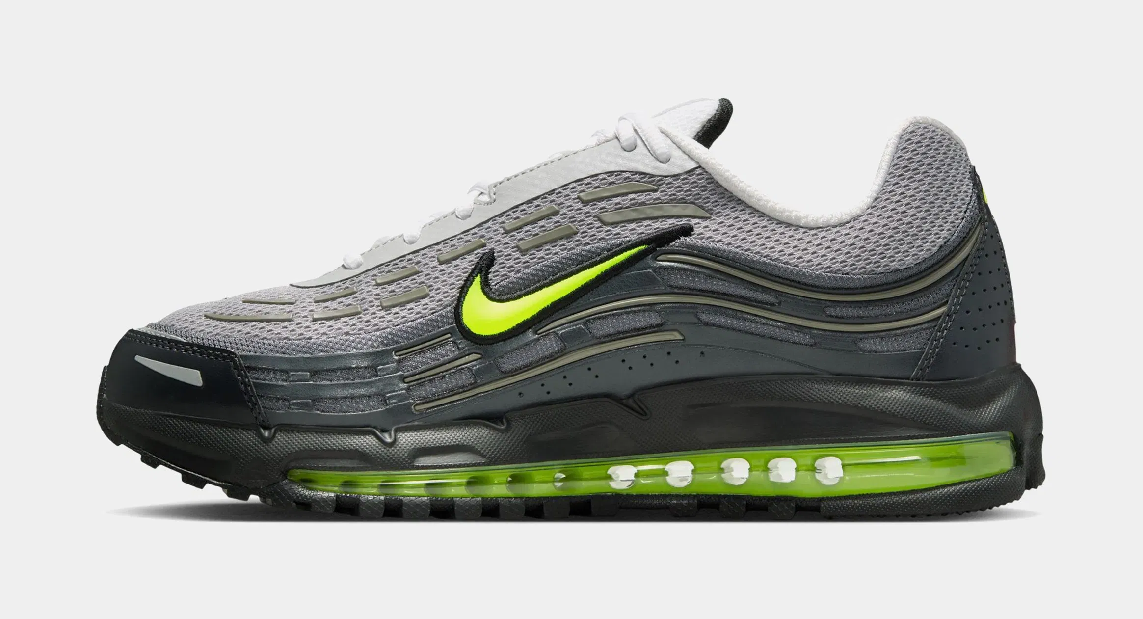 Nike Air Max TL 2.5 Neon Mens Running Shoes (Pearl Grey/Anthracite/Light Graphite/Neon Yellow)