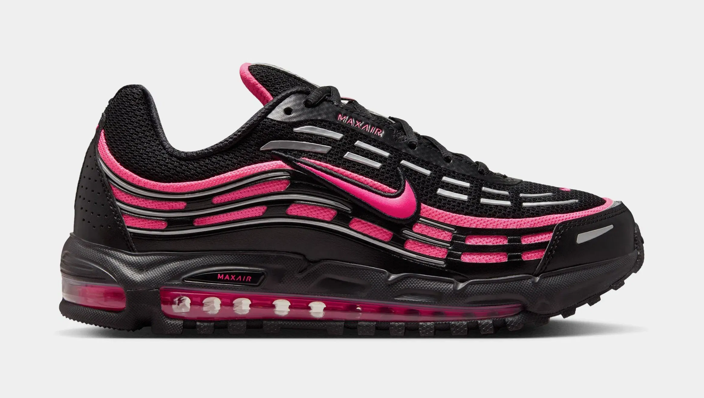 Nike Air Max TL 2.5 Mens Running Shoes (Black/Hyper Pink/Black/Metallic Silver)