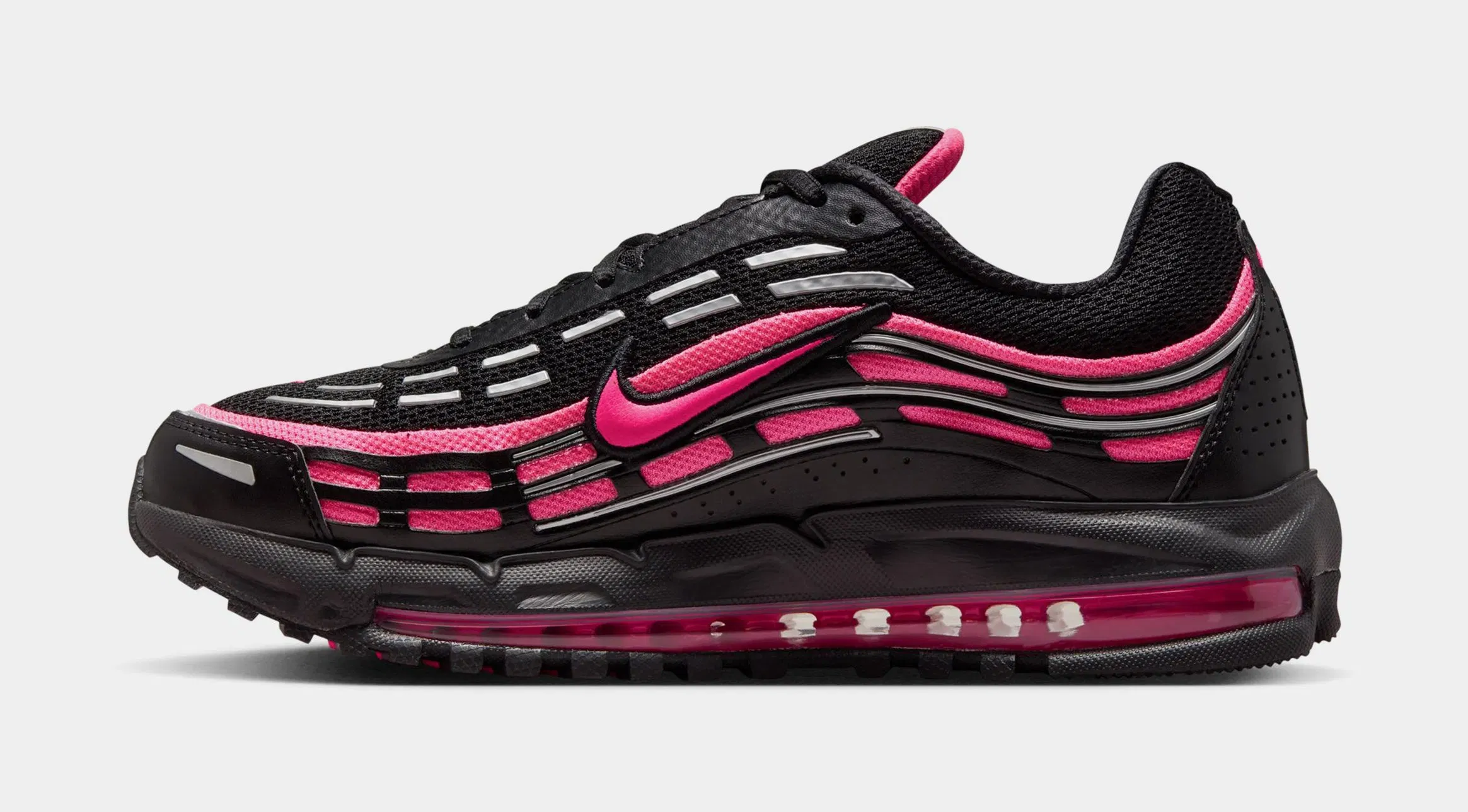 Nike Air Max TL 2.5 Mens Running Shoes (Black/Hyper Pink/Black/Metallic Silver)