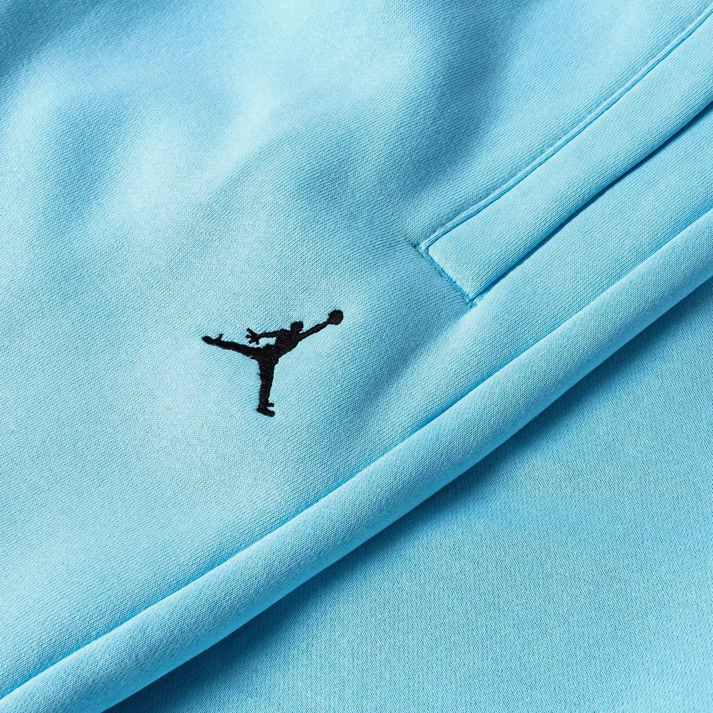 Air Jordan Brookyln Fleece Oversized Open Hem Mens Sweatpants (Blue/Black)