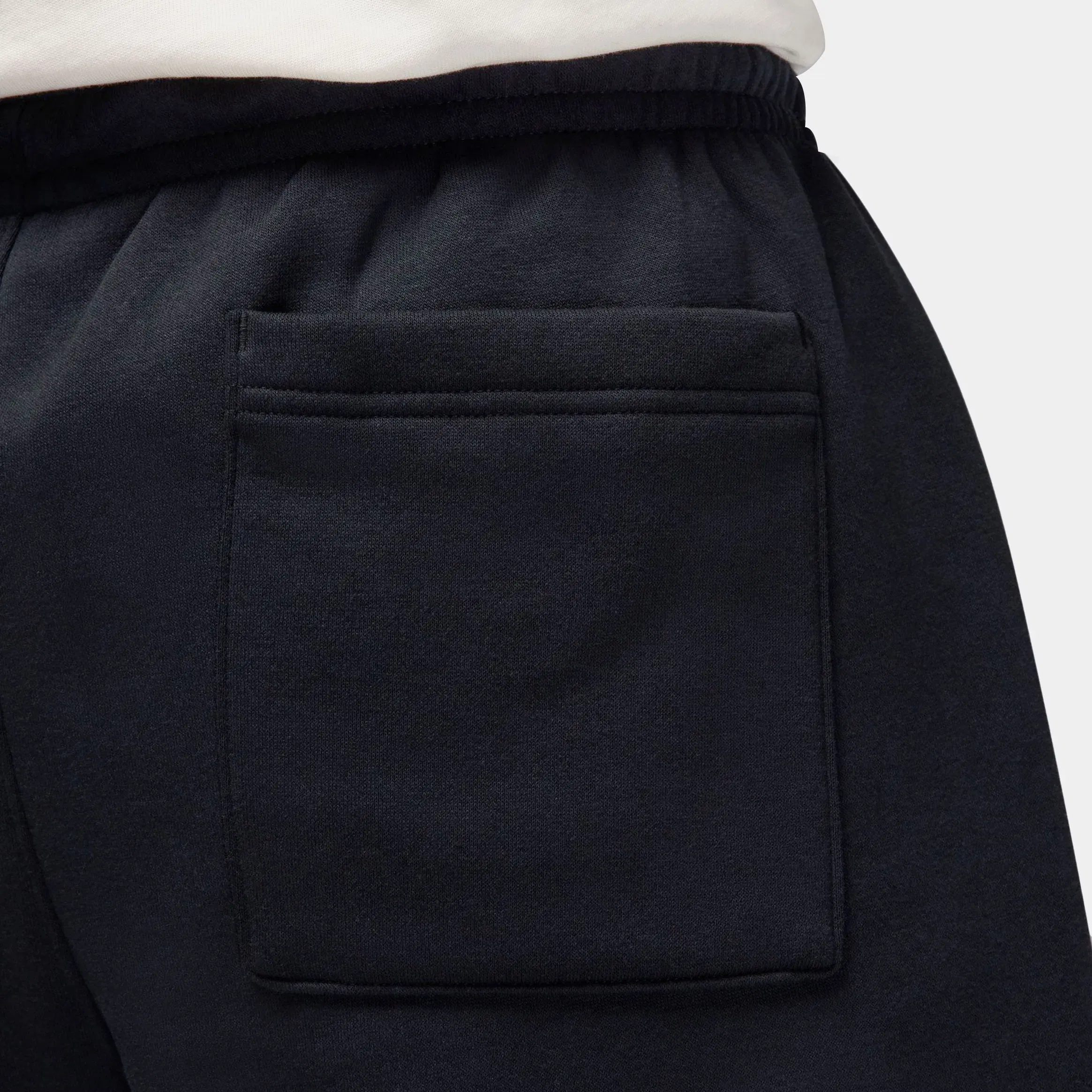 Air Jordan Brooklyn Fleece Oversized Open Hem Mens Pants (Black/Sail)