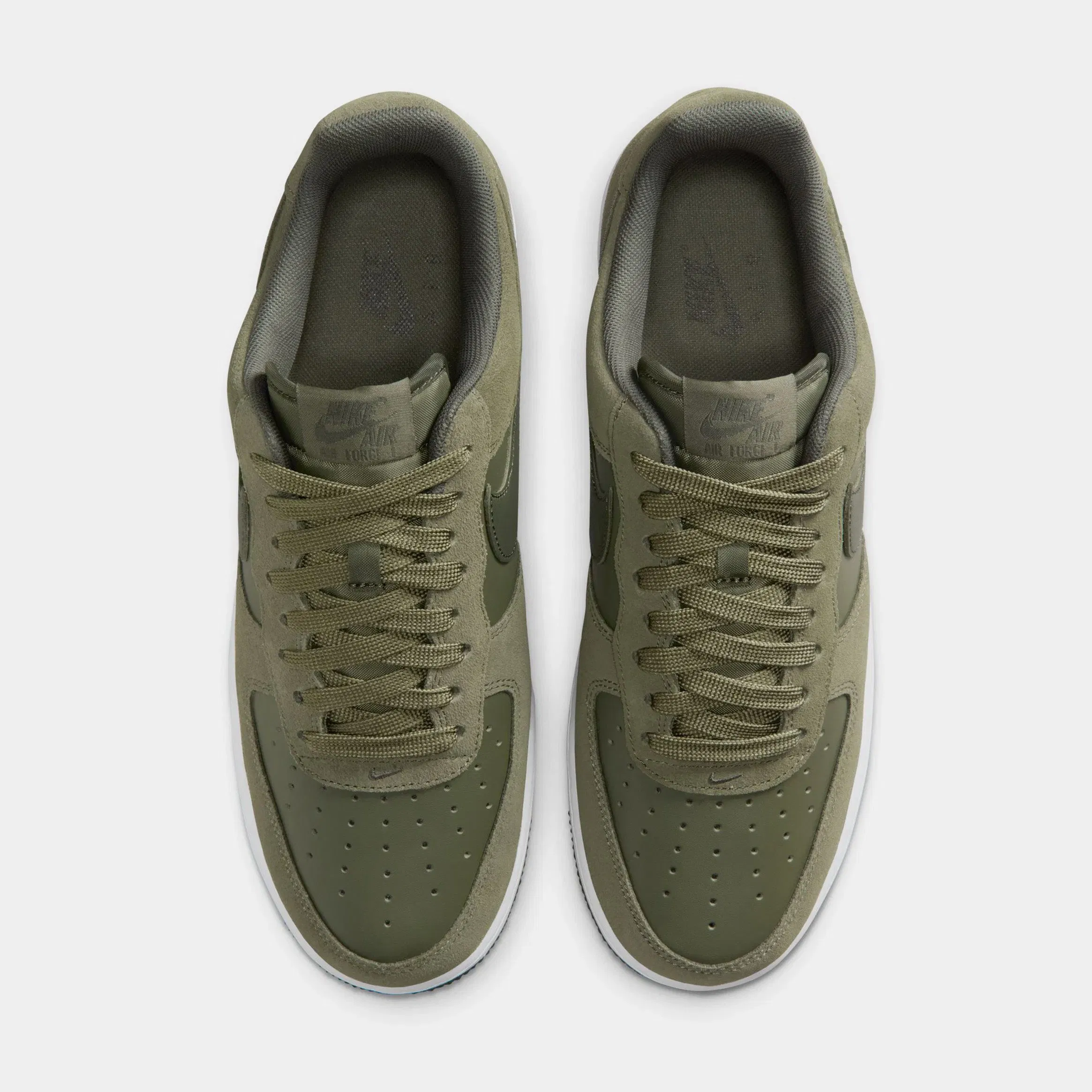 Nike Air Force 1 '07 Medium Olive Mens Lifestyle Shoes (Medium Olive/Cargo Khaki/White)