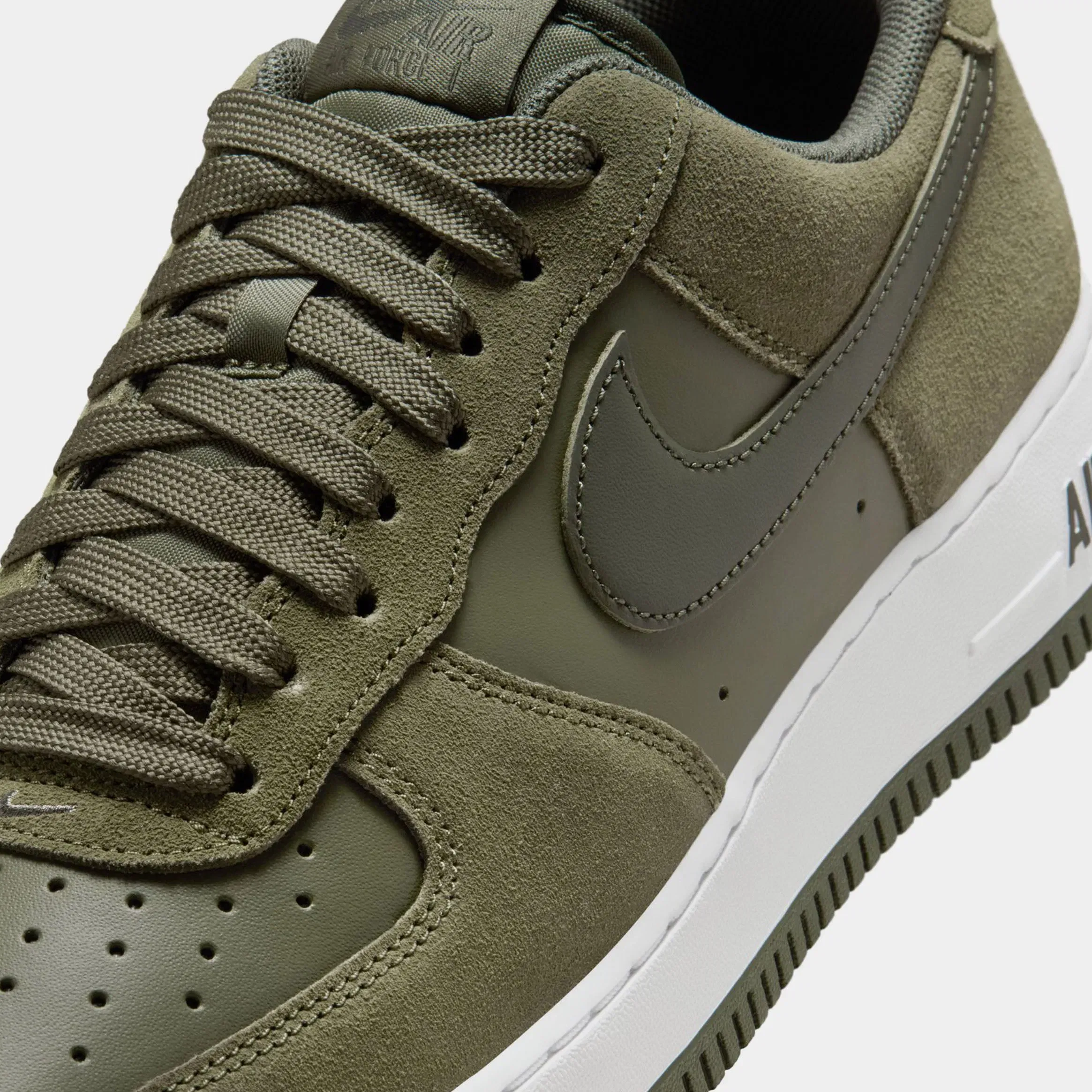 Nike Air Force 1 '07 Medium Olive Mens Lifestyle Shoes (Medium Olive/Cargo Khaki/White)