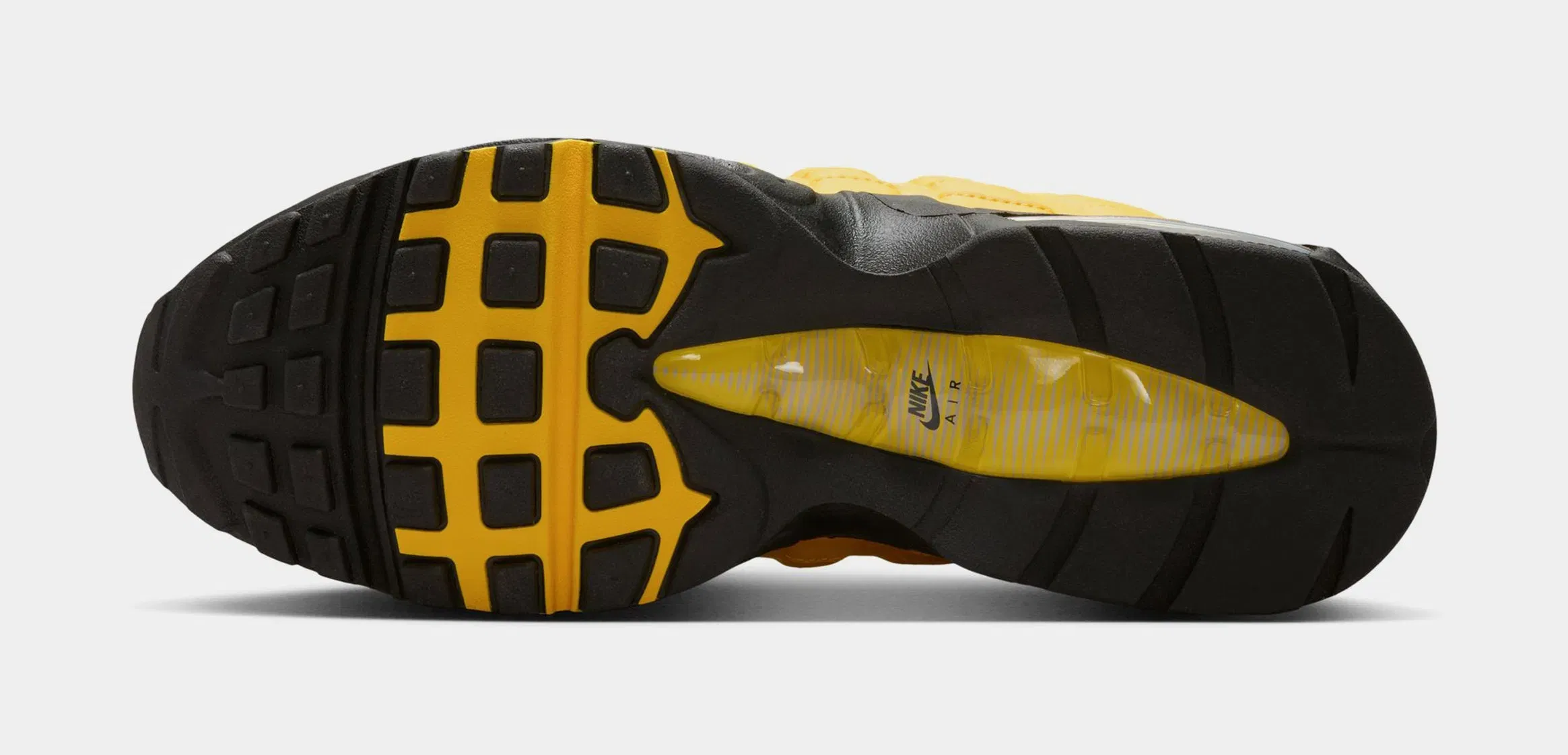 Nike Air Max 95 OG Big Bubble Mens Running Shoes (Varsity Maize/Metasllic Silver/Black)