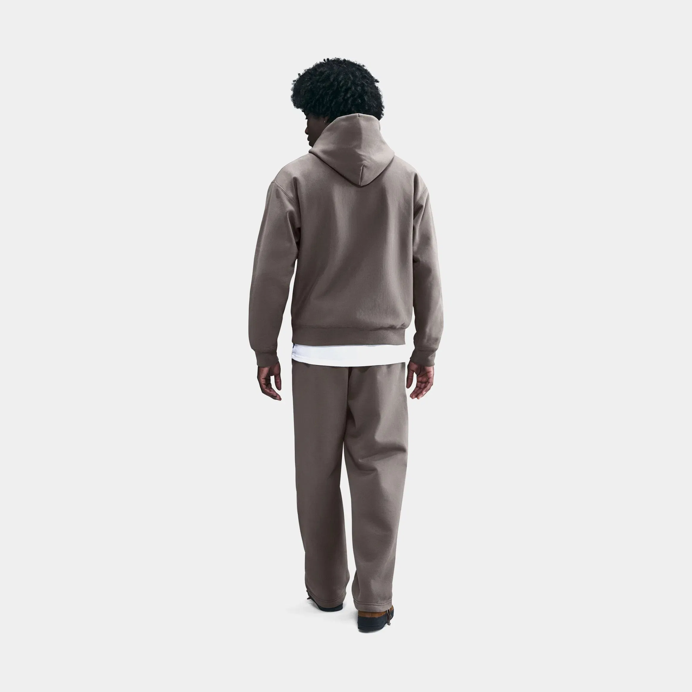 Nike Solo Swoosh Pullover Mens Hoodie (Black/Black/White)