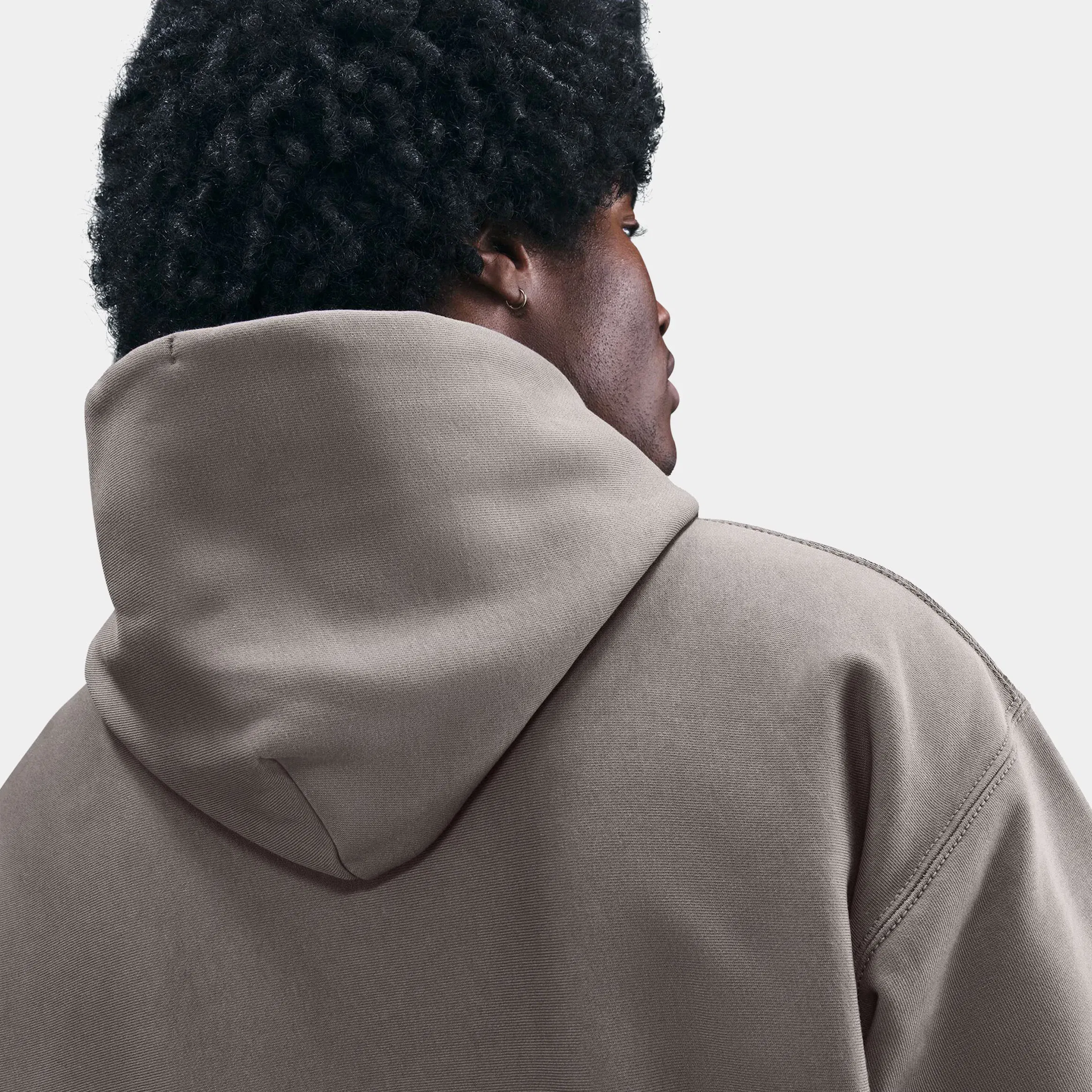 Nike Solo Swoosh Pullover Mens Hoodie (Black/Black/White)