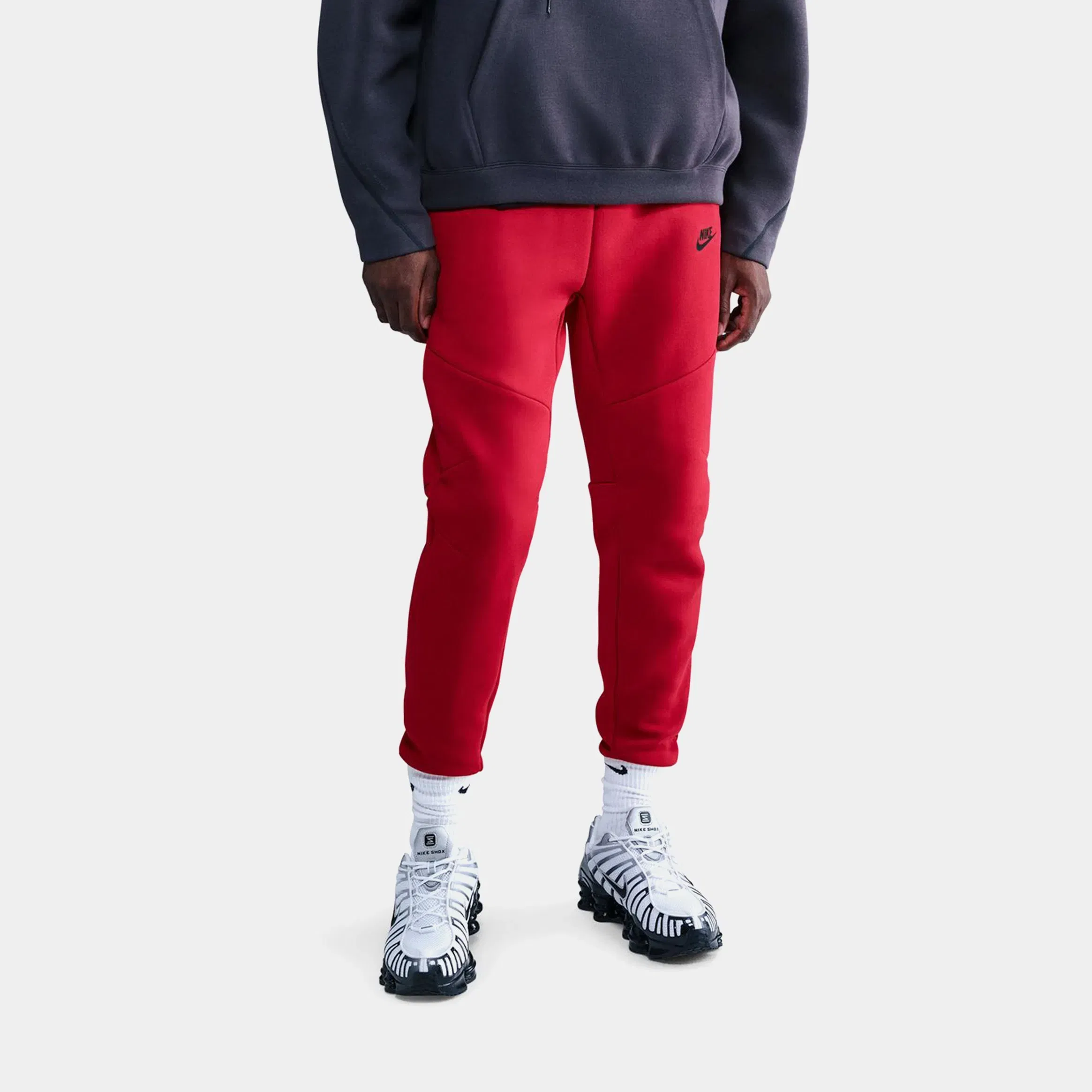 Nike NSW Tech Fleece Jogger Mens Sweatpants (Red/Black)