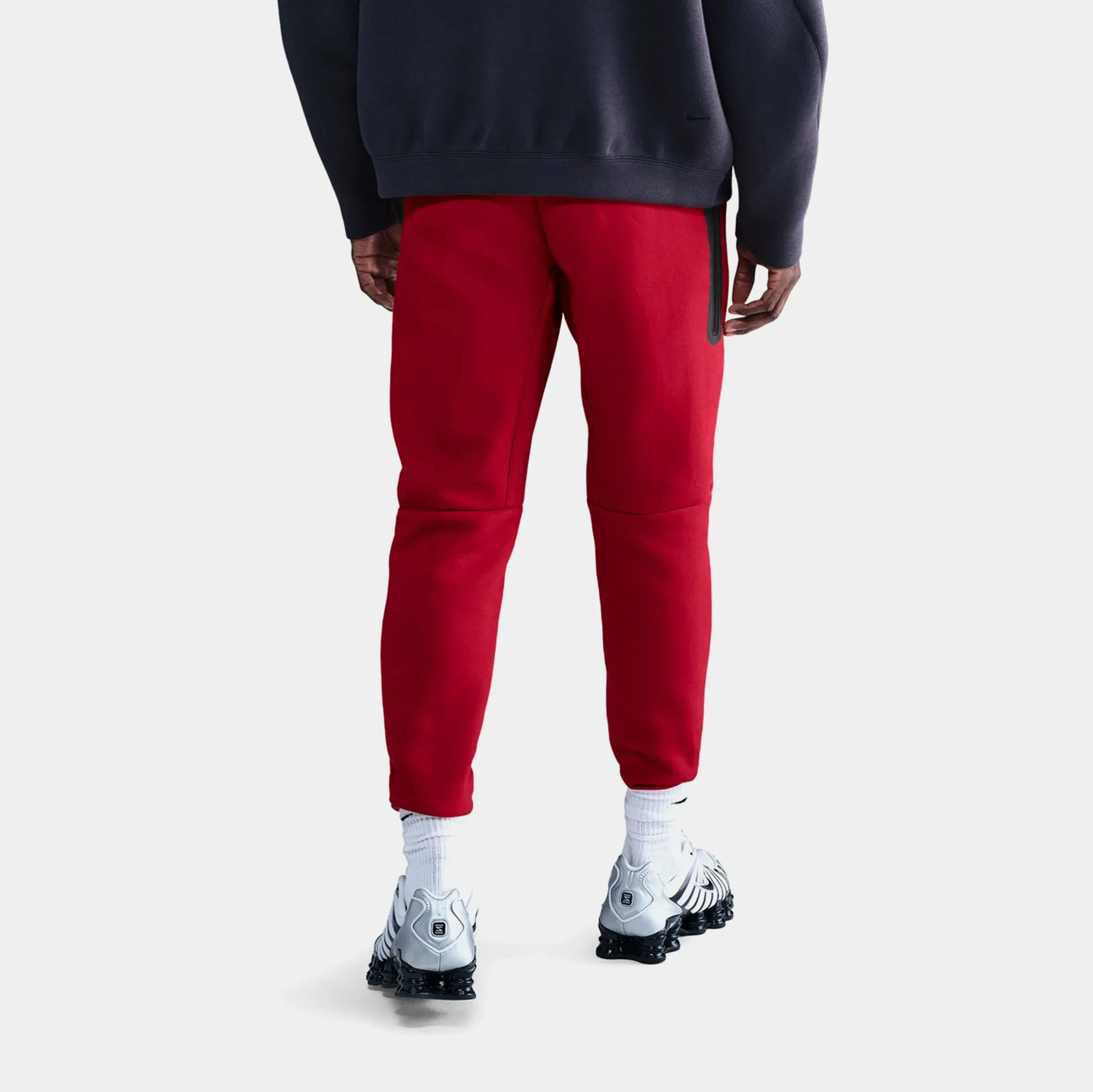 Nike NSW Tech Fleece Jogger Mens Sweatpants (Red/Black)