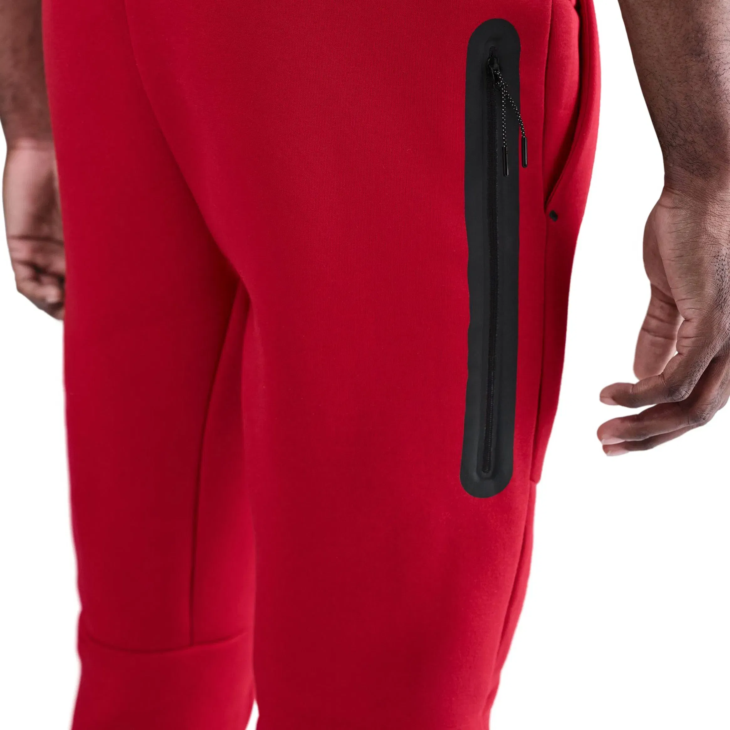 Nike NSW Tech Fleece Jogger Mens Sweatpants (Red/Black)
