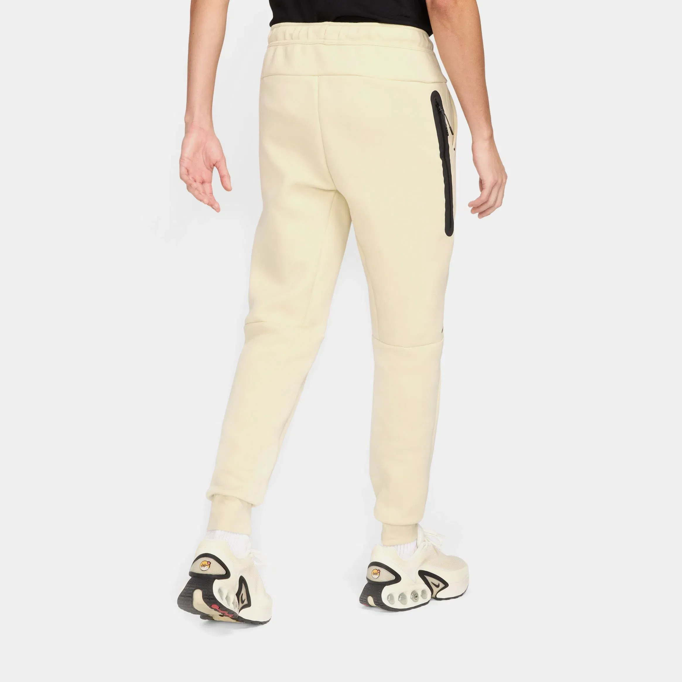 Nike Tech Fleece Jogger Mens Pants (Light Khaki/Black)