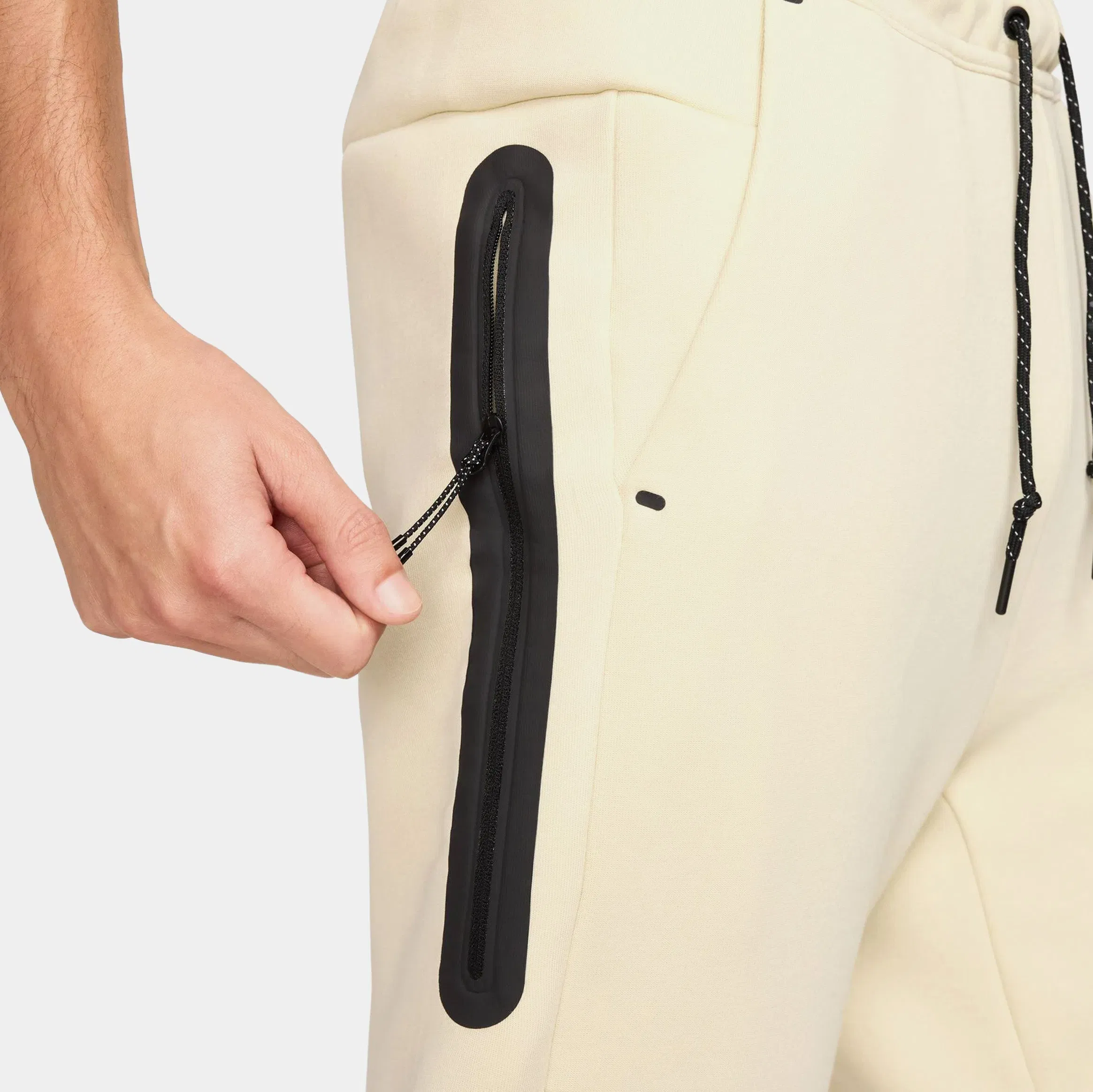 Nike Tech Fleece Jogger Mens Pants (Light Khaki/Black)