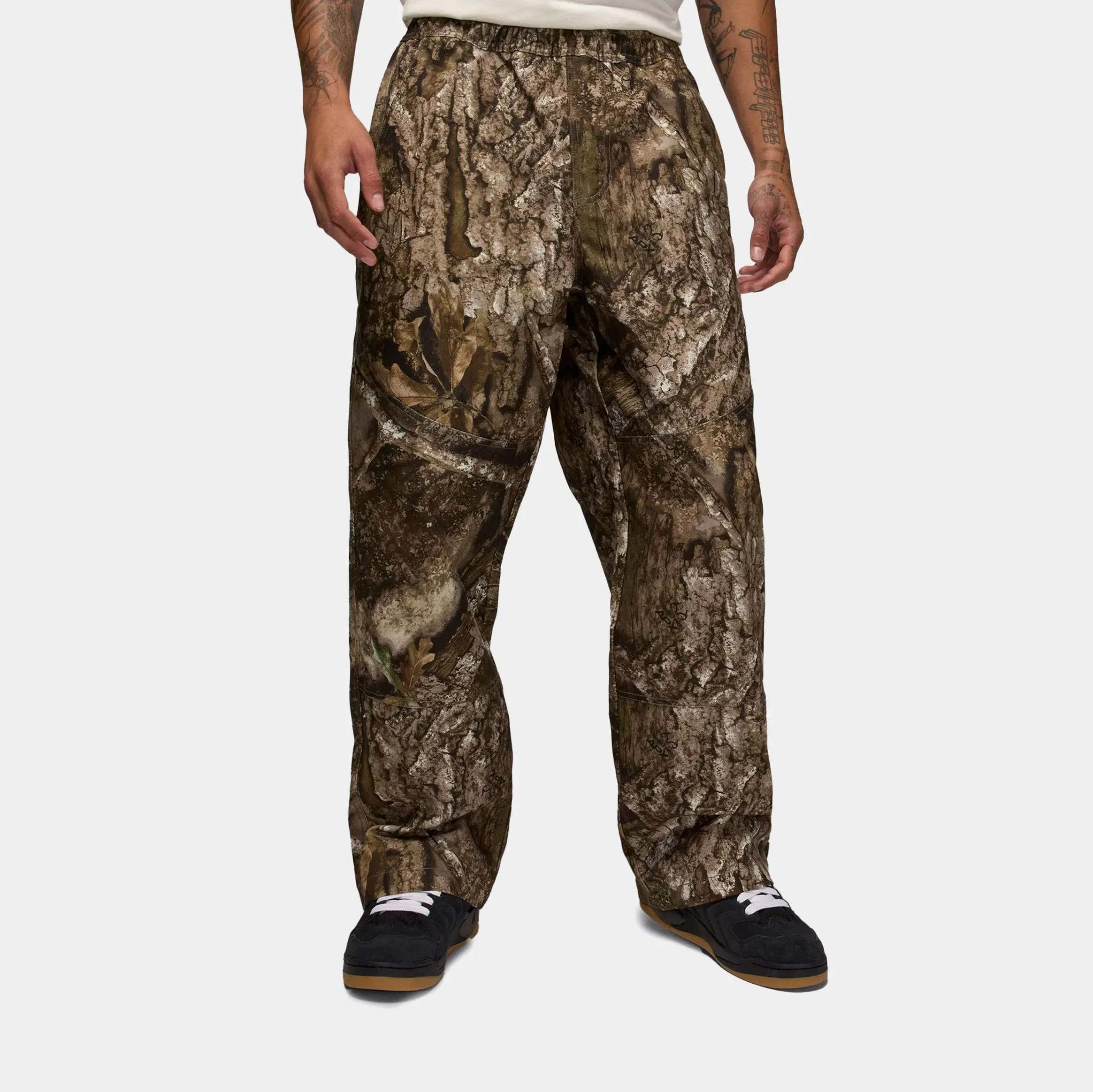 Air Jordan Brooklyn Woven RealTree Mens Pants (Medium Olive/Sail)