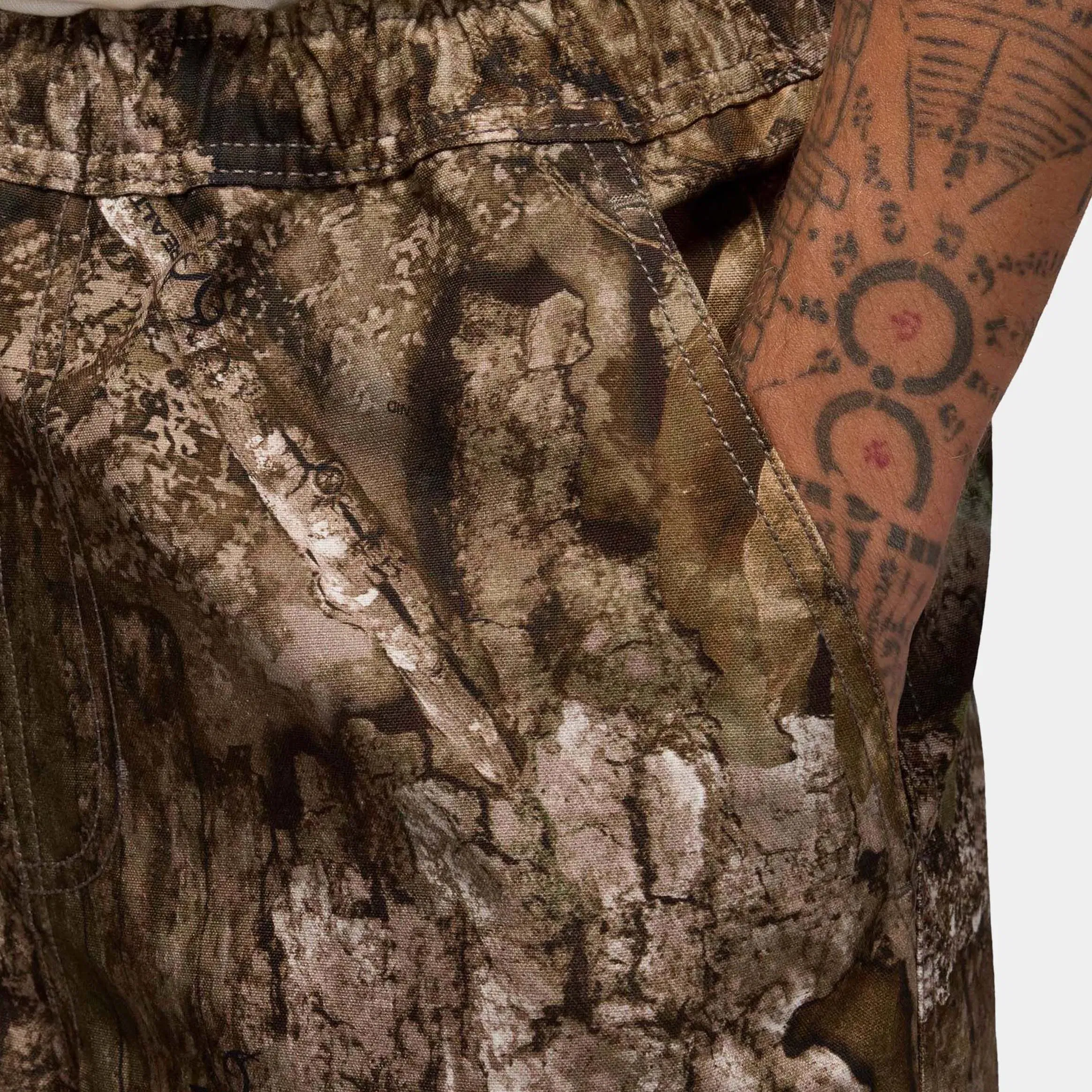 Air Jordan Brooklyn Woven RealTree Mens Pants (Medium Olive/Sail)