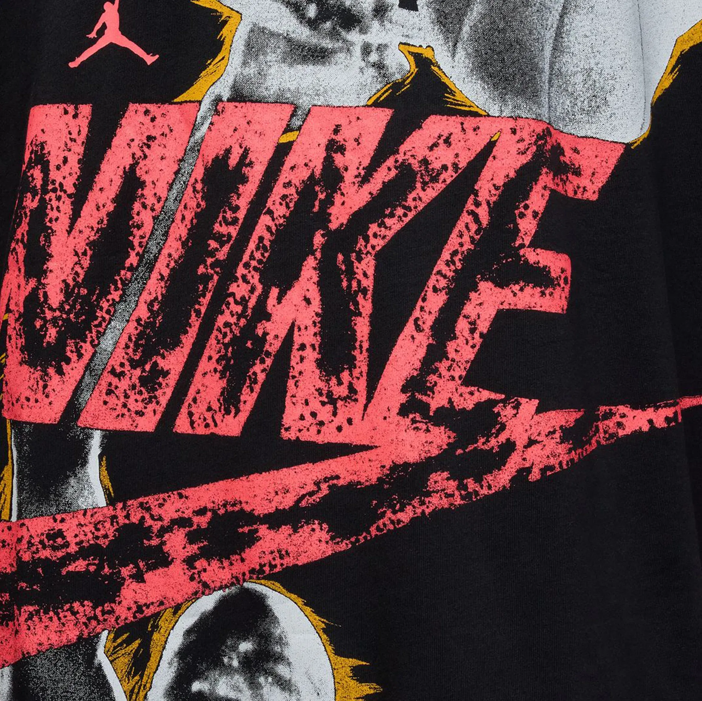 Air Jordan Reissue Oversized Graphic Mens Short Sleeve Shirt (Black/Red)