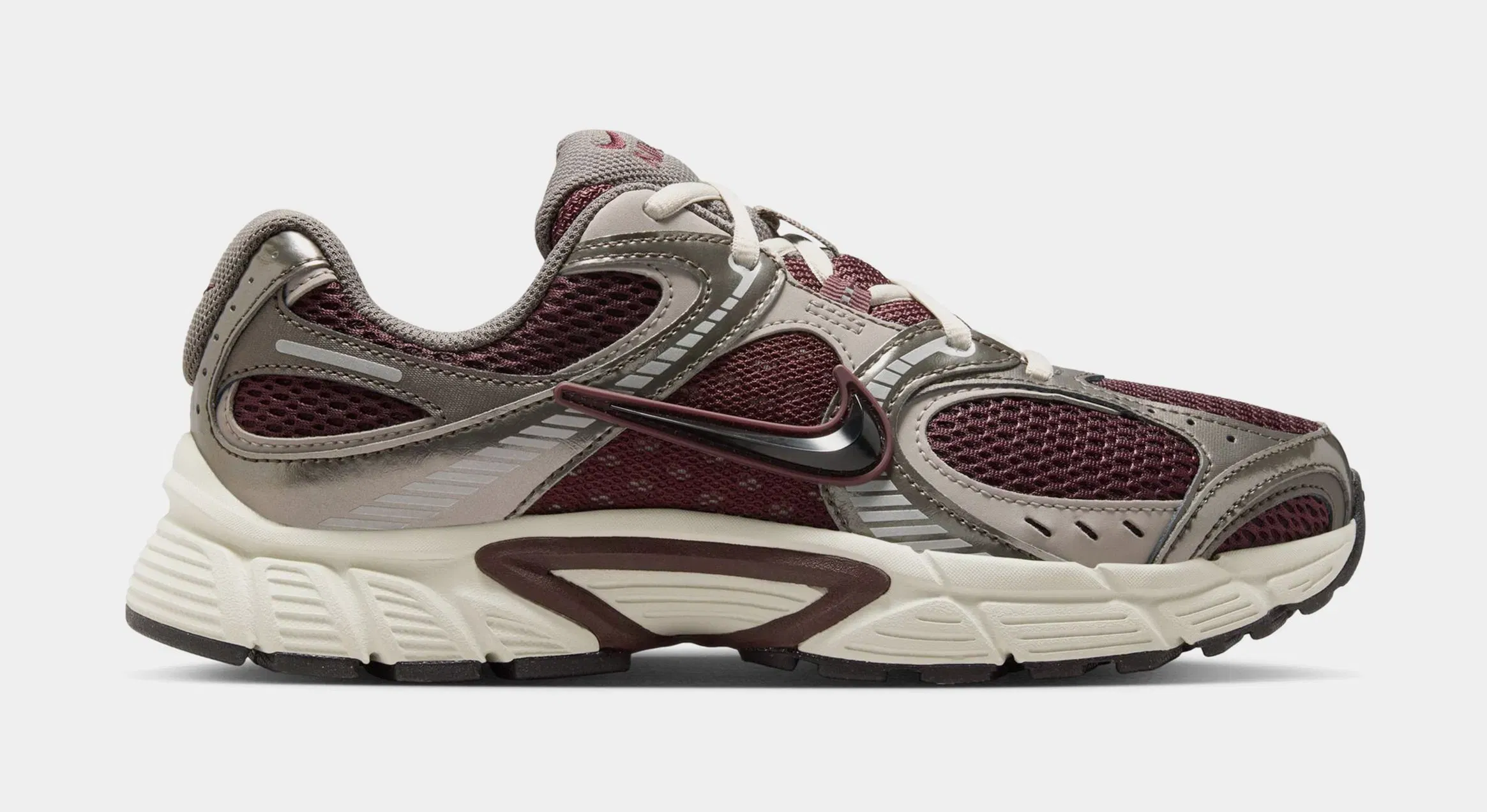 Nike V5 RNR Womens Running Shoes (Burgundy Crush/College Grey/Light Orewood Brown/Black)