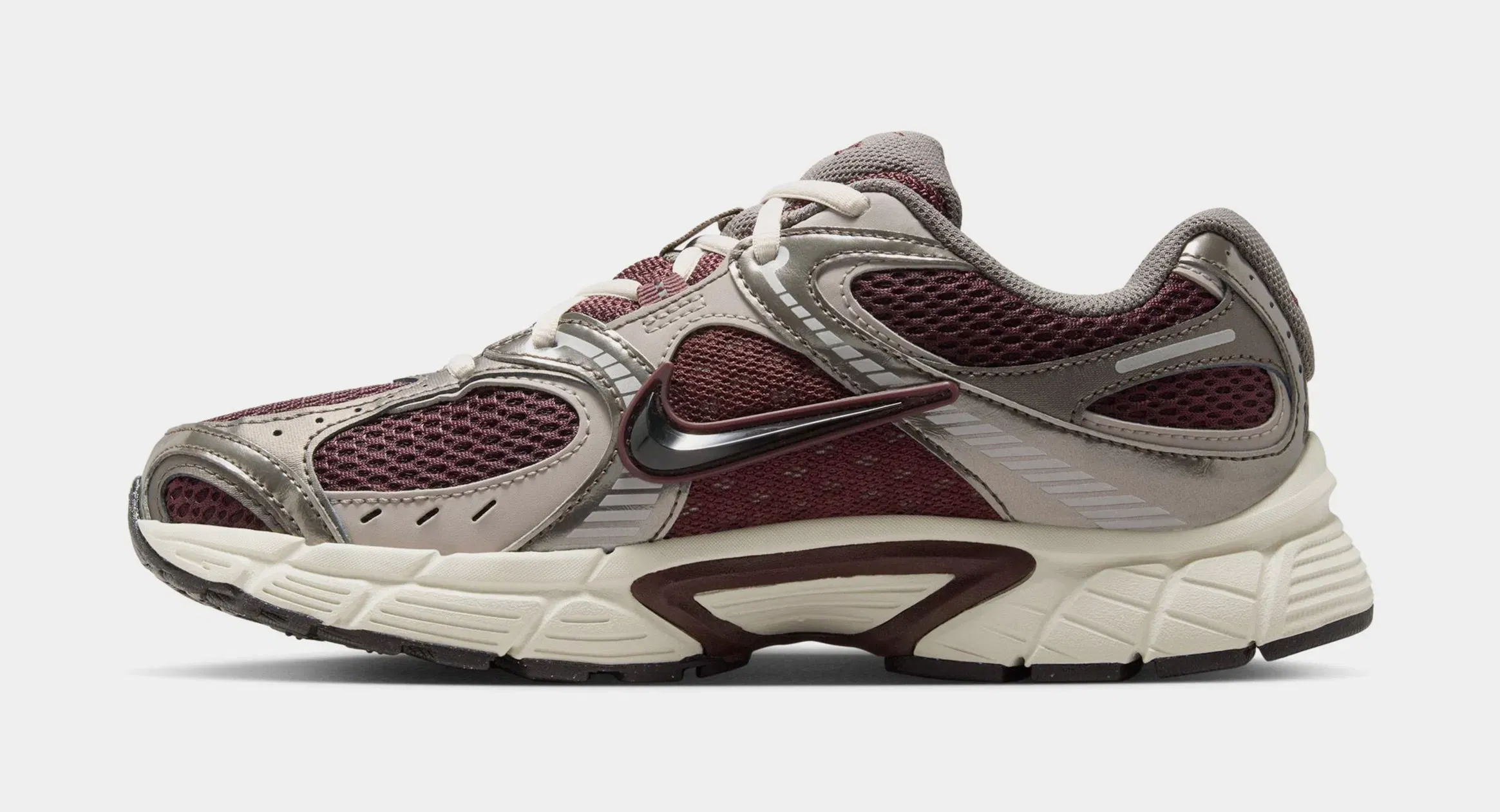 Nike V5 RNR Womens Running Shoes (Burgundy Crush/College Grey/Light Orewood Brown/Black)