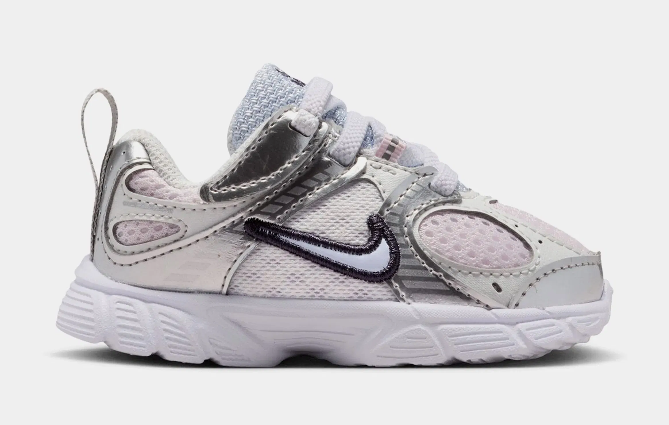Nike V5 RNR Infant Toddler Running Shoes (Light Violet/Ghost/Metallic Silver)