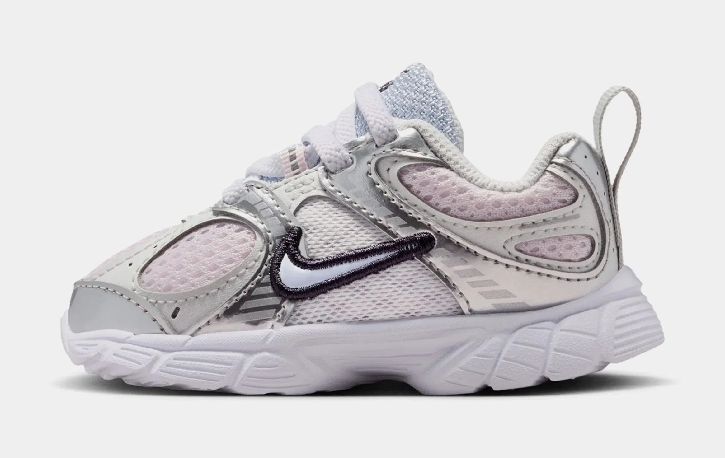 Nike V5 RNR Infant Toddler Running Shoes (Light Violet/Ghost/Metallic Silver)