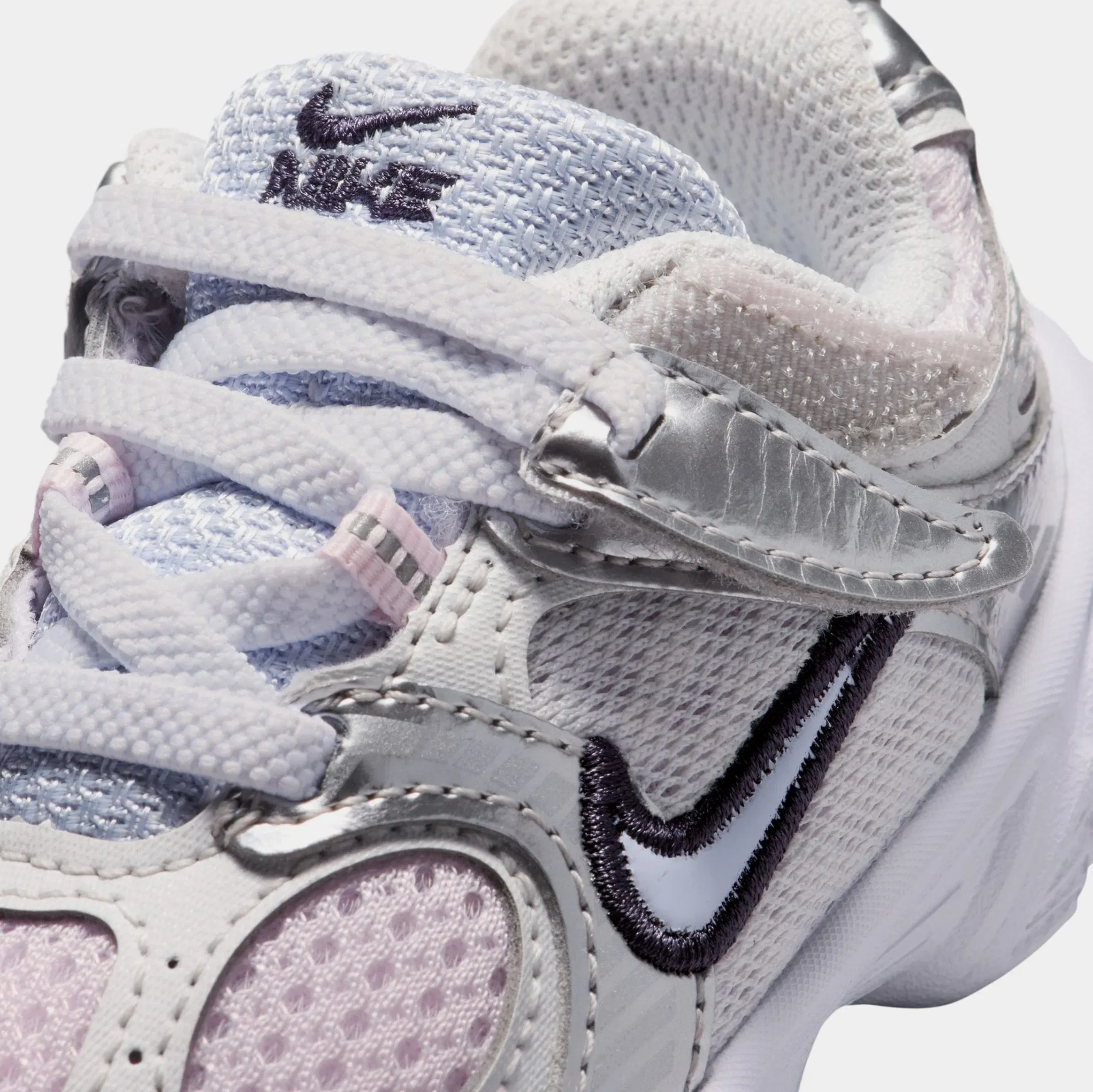 Nike V5 RNR Infant Toddler Running Shoes (Light Violet/Ghost/Metallic Silver)