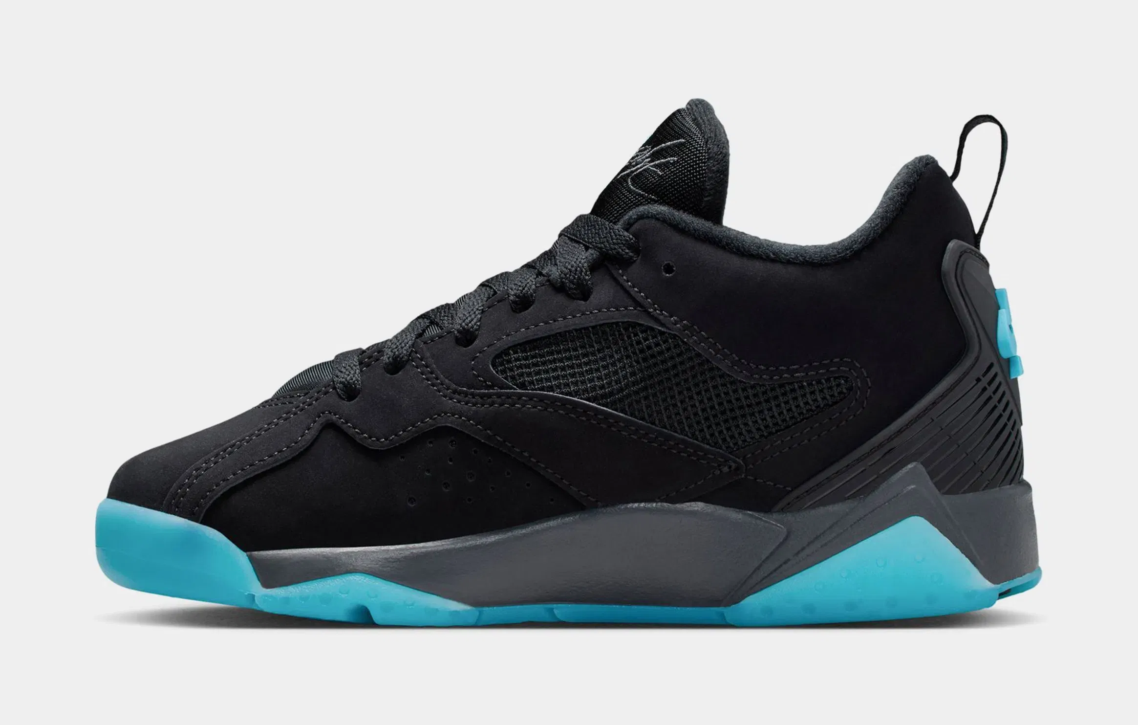 Air Jordan MVP 92 Gamma Blue Grade School Basketball Shoes (Black/Gamma Blue/Anthracite)