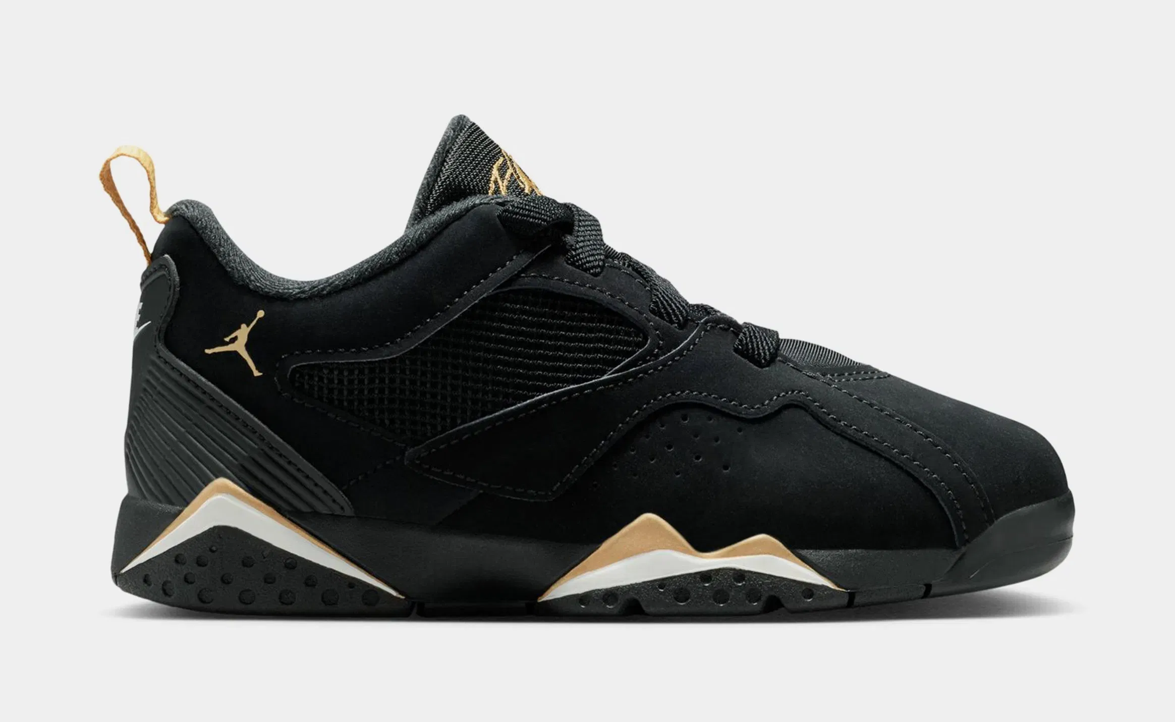 Air Jordan MVP 92 Preschool Basketball Shoes (Black/Metallic Gold/Sail)