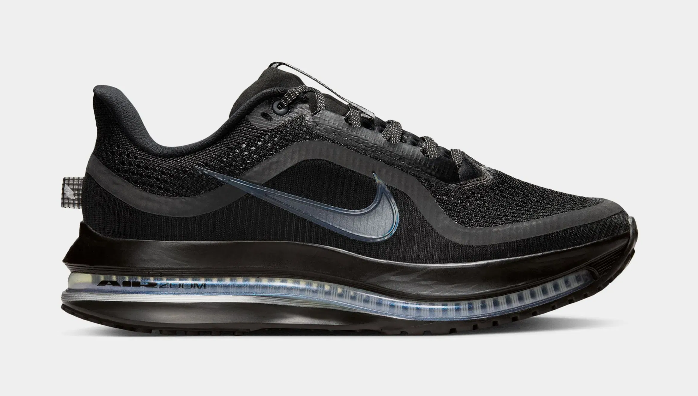 Nike Pegasus Premium Womens Running Shoes (Black/Black/Metallic Silver)