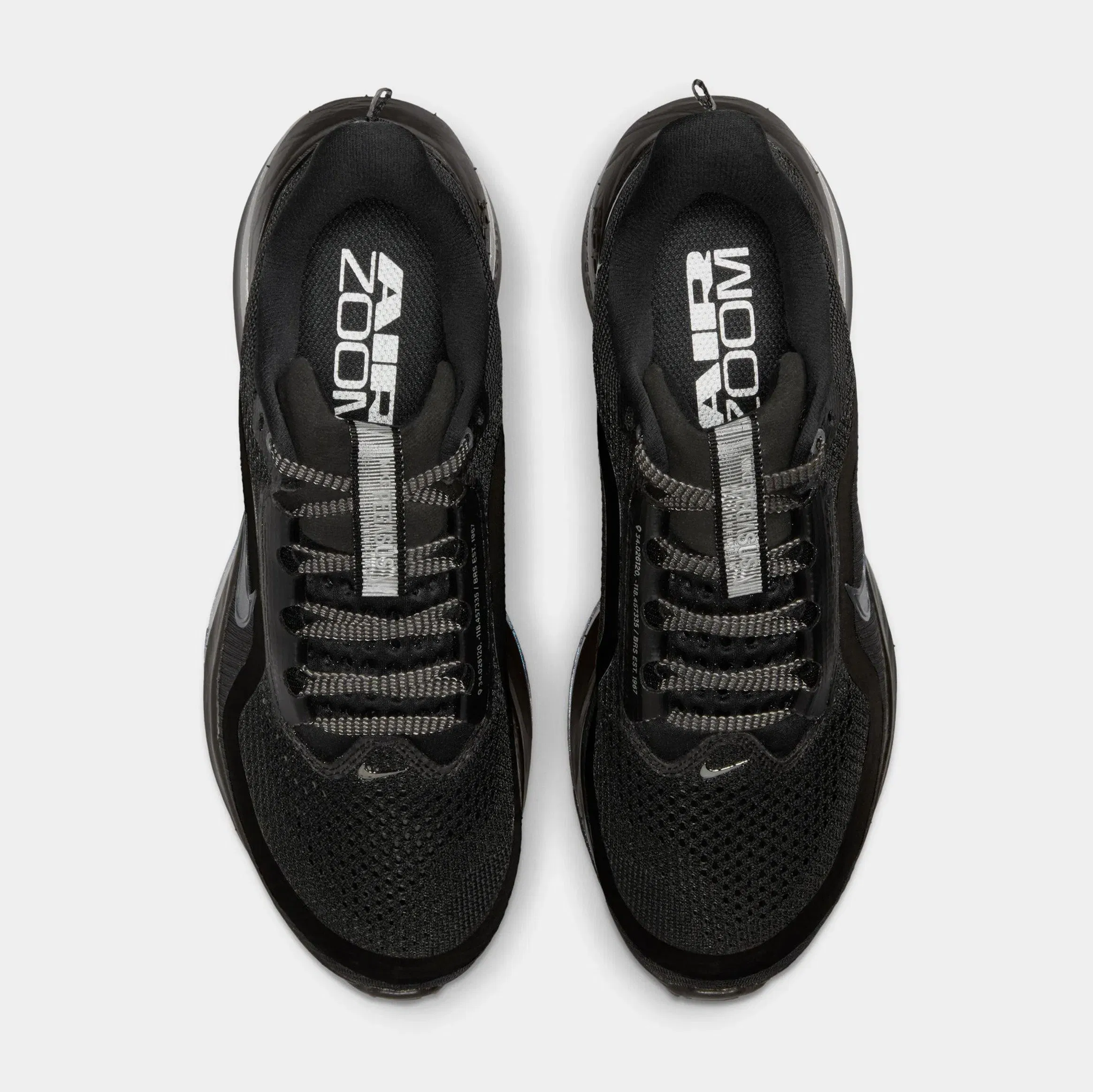 Nike Pegasus Premium Womens Running Shoes (Black/Black/Metallic Silver)