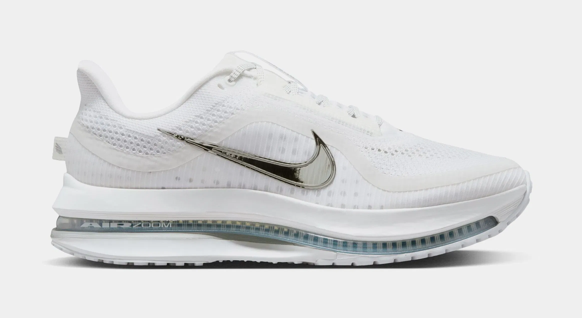 Nike Pegasus Premium Mens Running Shoes (White/Metallic Silver/Metallic Silver)