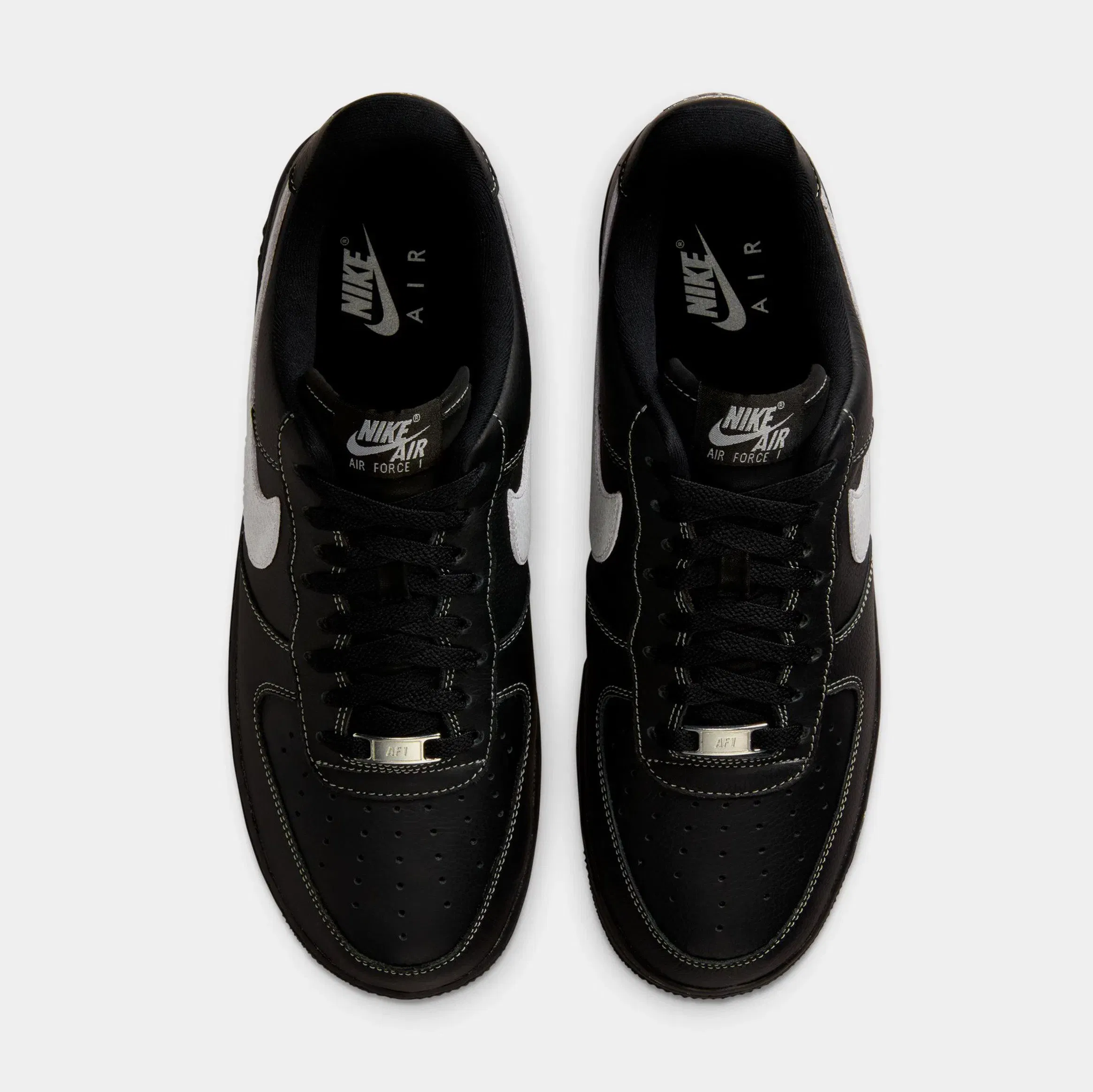 Nike Air Force 1 07 Mens Lifestyle Shoes (Black/Wolf Grey/Black/Black)