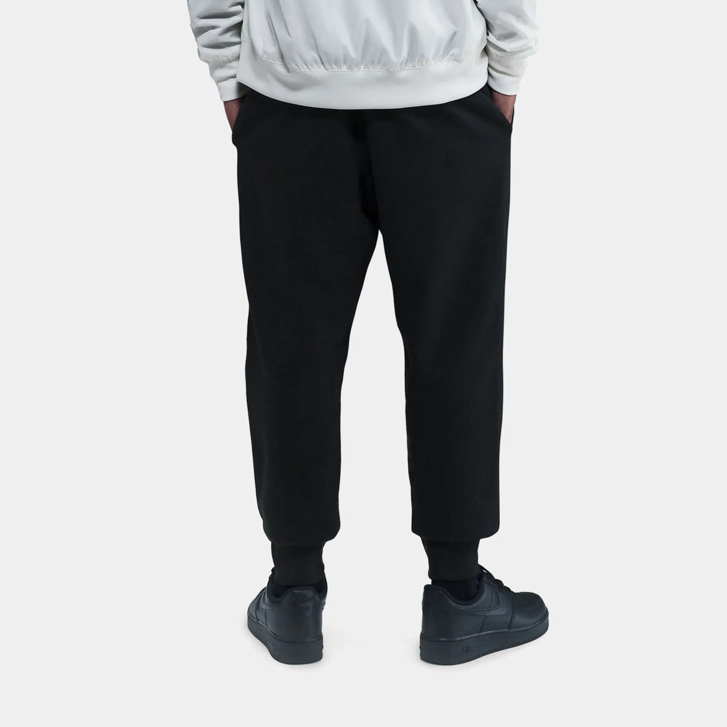 Nike Club Fleece Jogger Mens Pants (Black/Black/White)