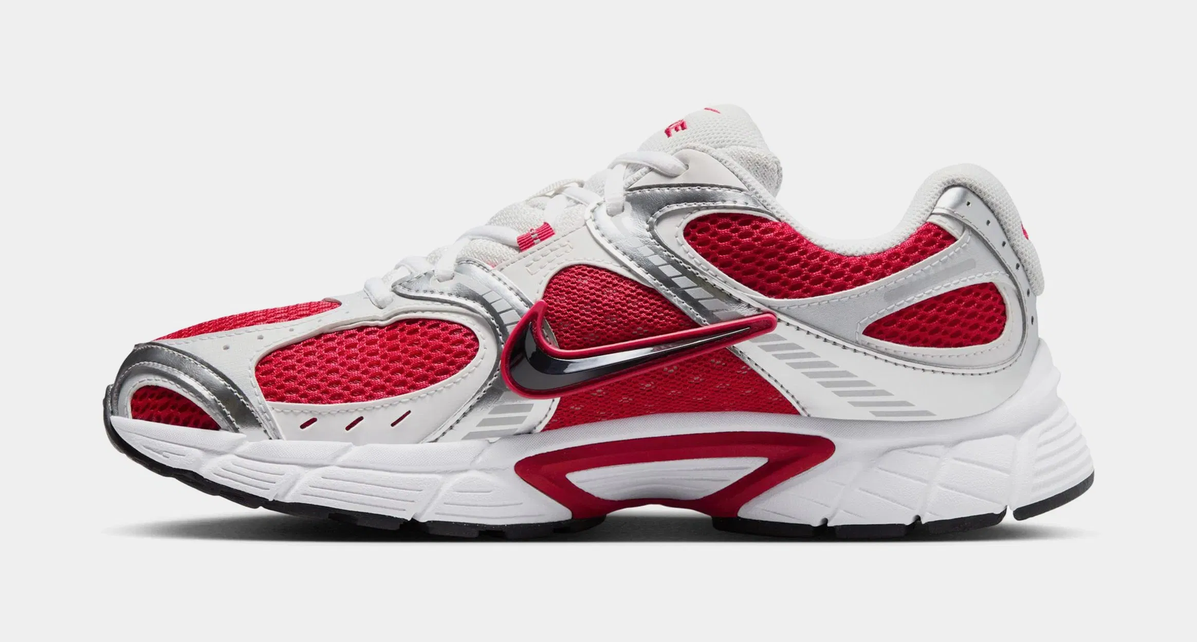 Nike V5 RNR Mens Running Shoes (Gym Red/Black/Metallic Silver)