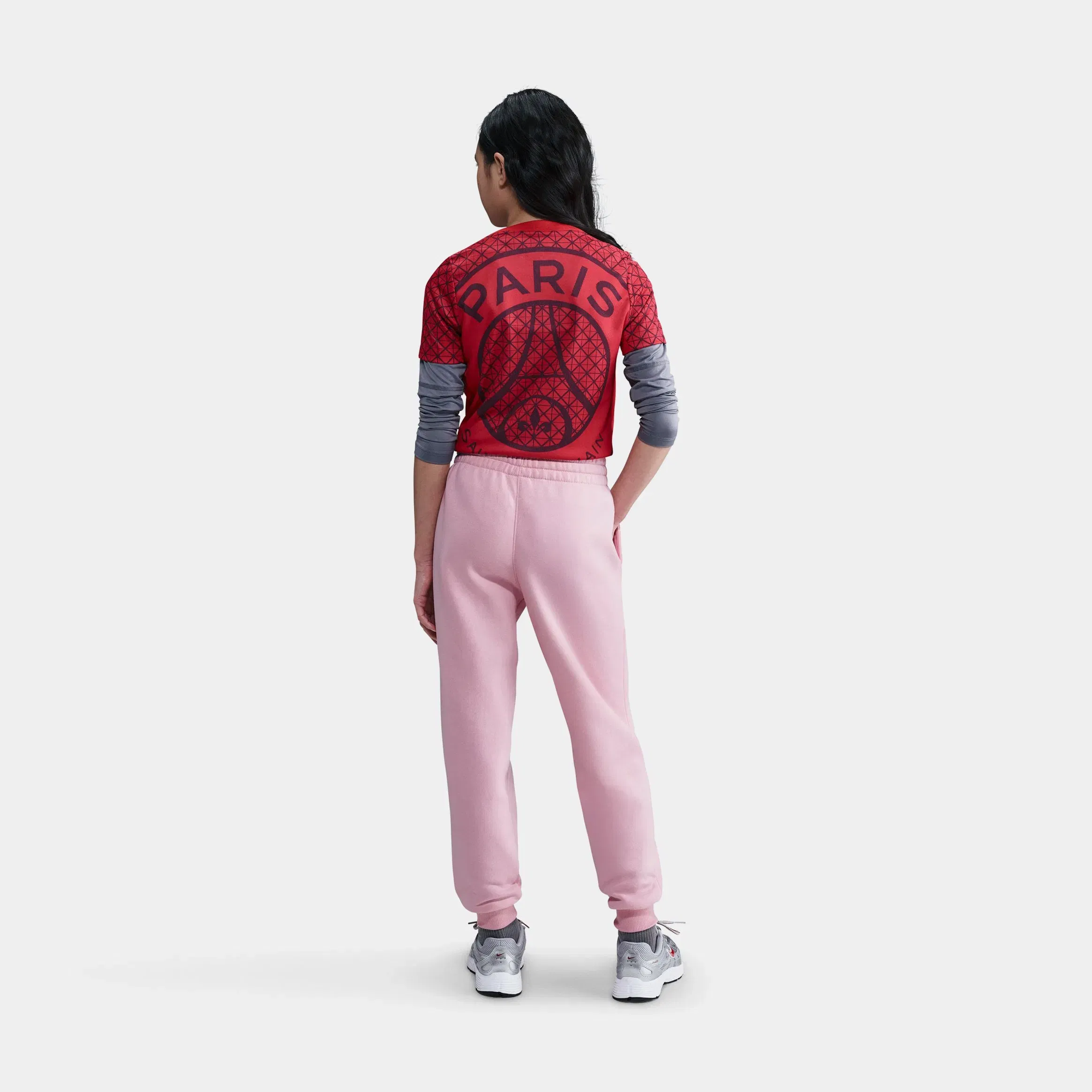 Nike NSW Club Fleece Grade School Joggers (Medium Soft Pink/White)