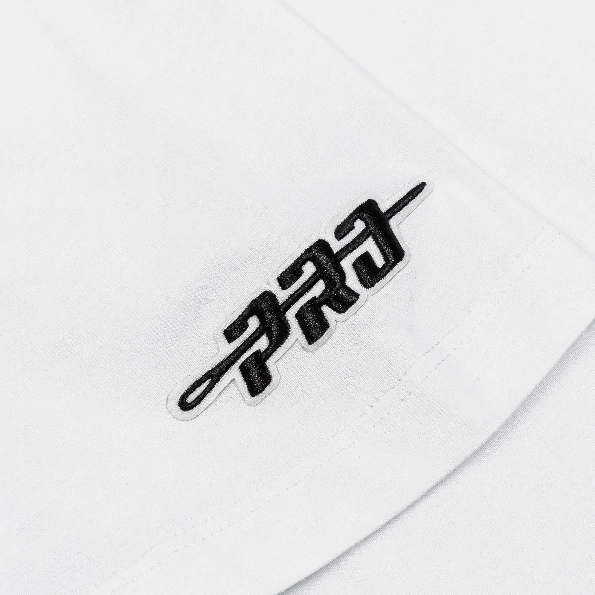 PRO STANDARD San Diego Padres Team Badge Mens Short Sleeve Shirt (White/Yellow)