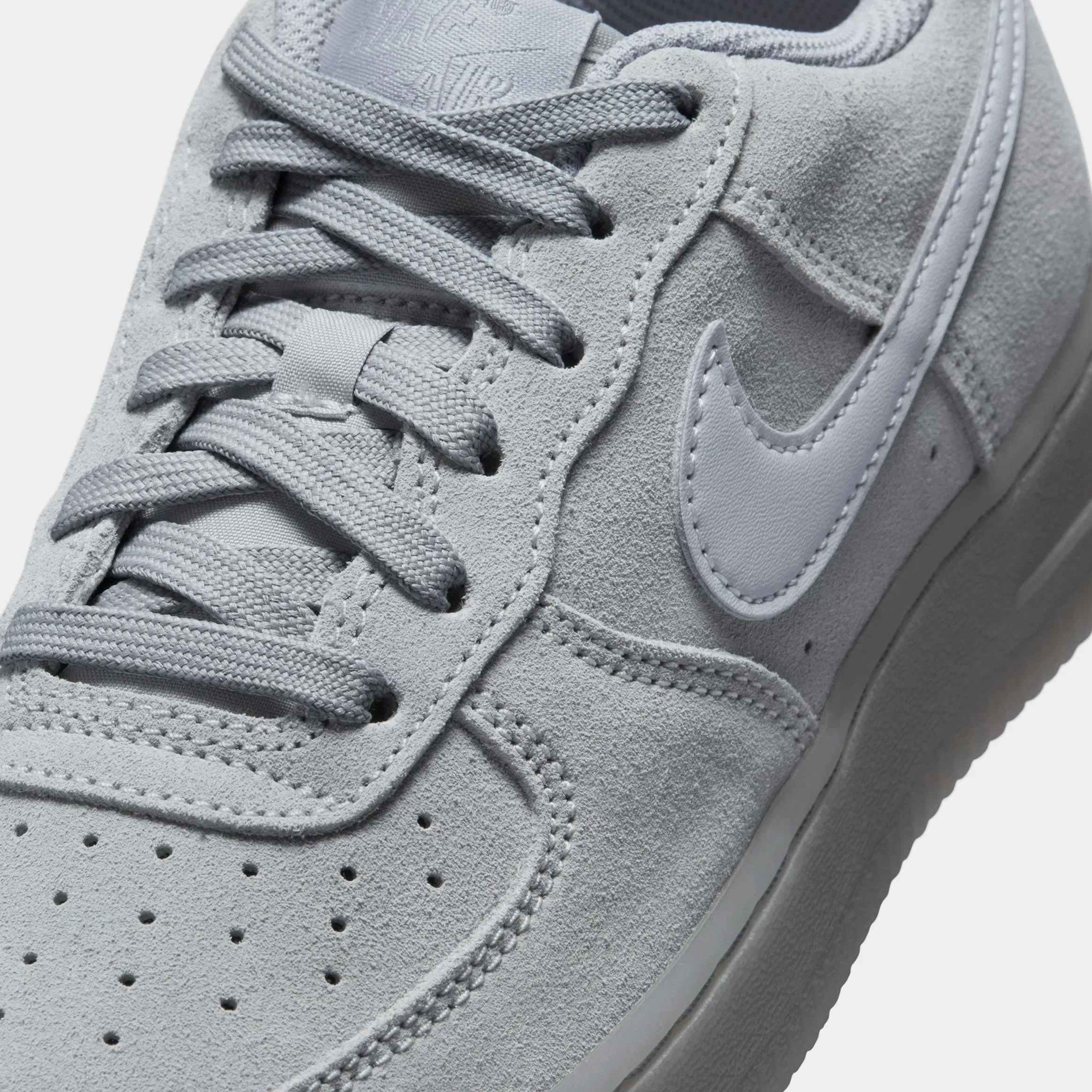 Nike Air Force 1 LV8 3 Grade School Lifestyle Shoes (Wolf Grey/Wolf Grey/Black)